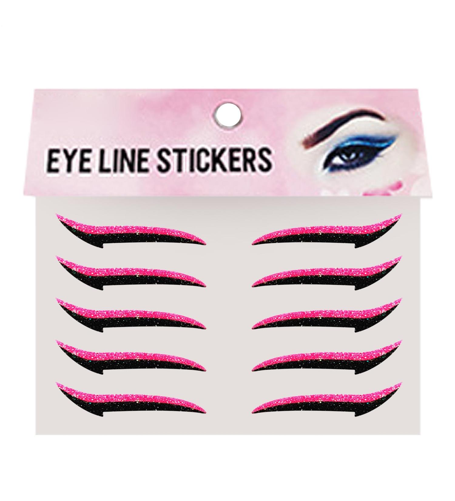 Autocollants Eyeliner Pour Femmes - D calque Fard Paupi res Femme Adh sif Tenue Longue Bandes Pour Sorties Danse Voyage Sc ne M res Rose - Buy Online on GoSupps.com