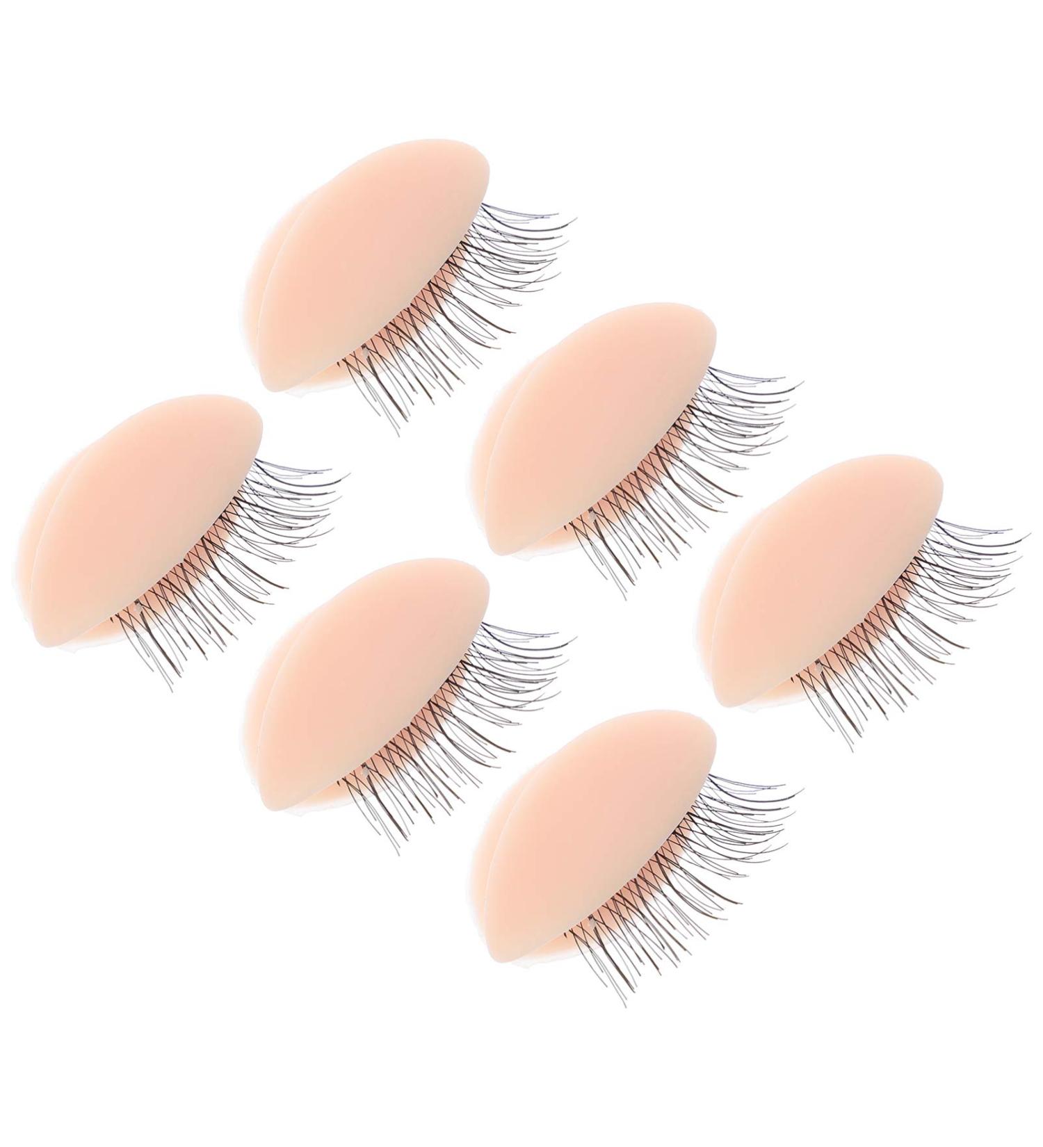 Moule pour Paupi res Amovible 3 Paires Taille Standard Silicone Souple Pratique Maquillage Professionnel Entra nement Extension Cils Peau R aliste Peau Claire - Buy Online on GoSupps.com