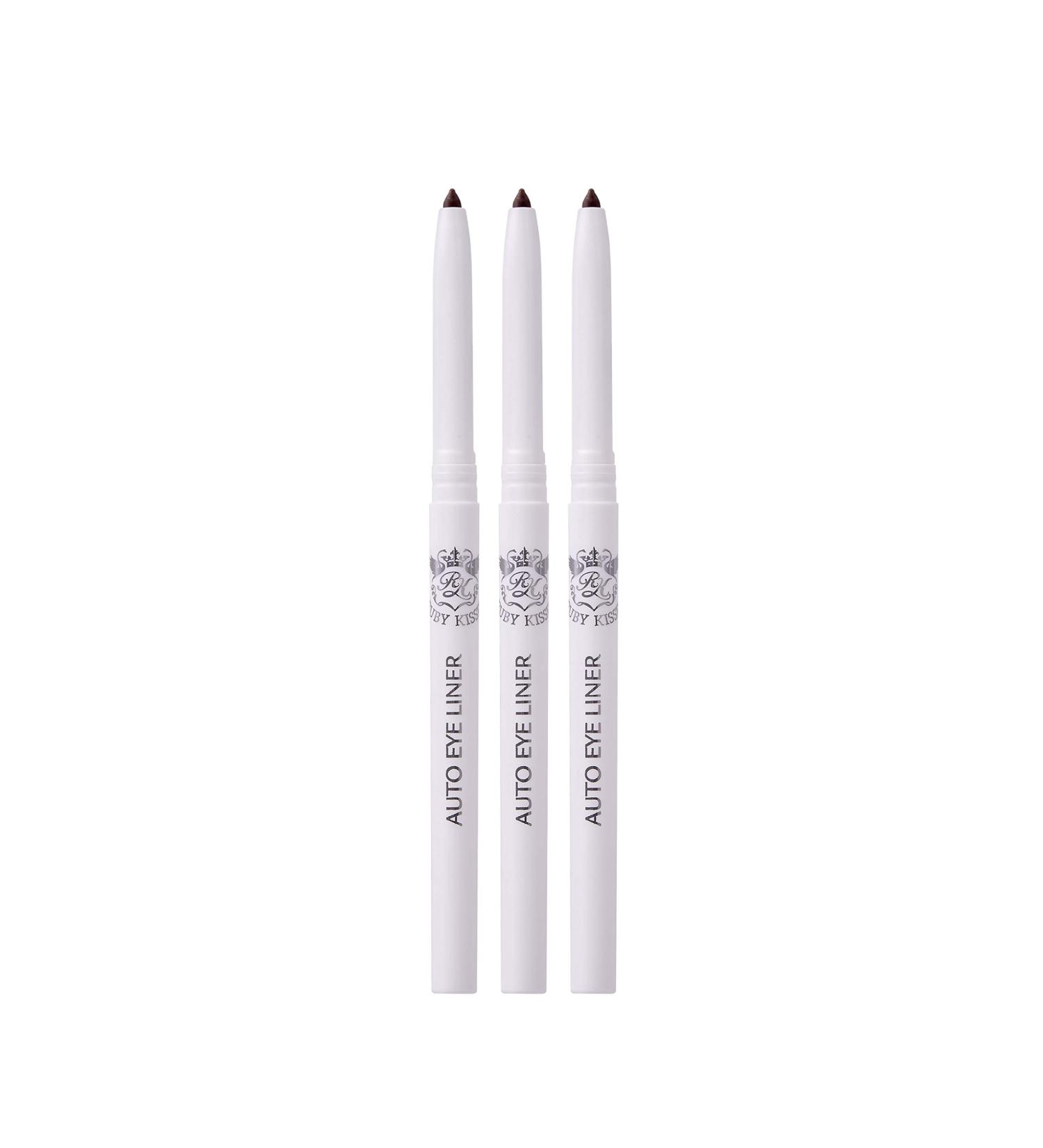 Ruby Kisses Automatic Eyeliner 3PCS - Black Brown | Long-Lasting Formula - Buy Online on GoSupps.com