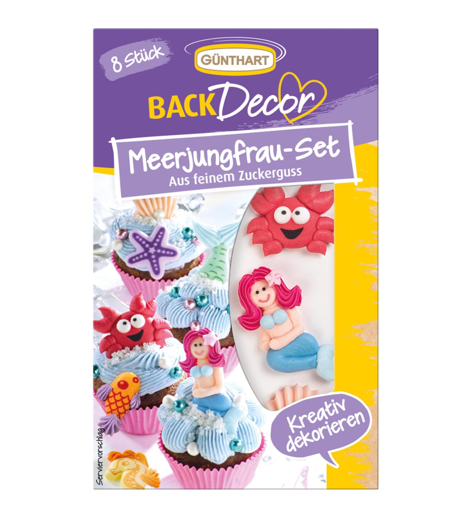 Buy G nthart Mermaid Backdecor Set - 8 Sugar Figures for Baking | International Shipping - Buy Online on GoSupps.com