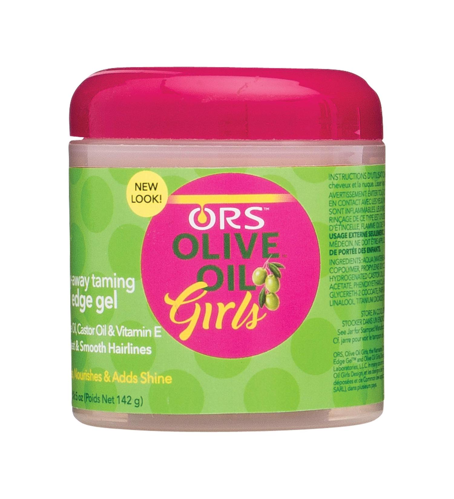 ORS OLIVE OIL GIRLS Fly-Away Gel for Taming Edges Infused with Olive Oil and Vitamin E (5.0 oz)