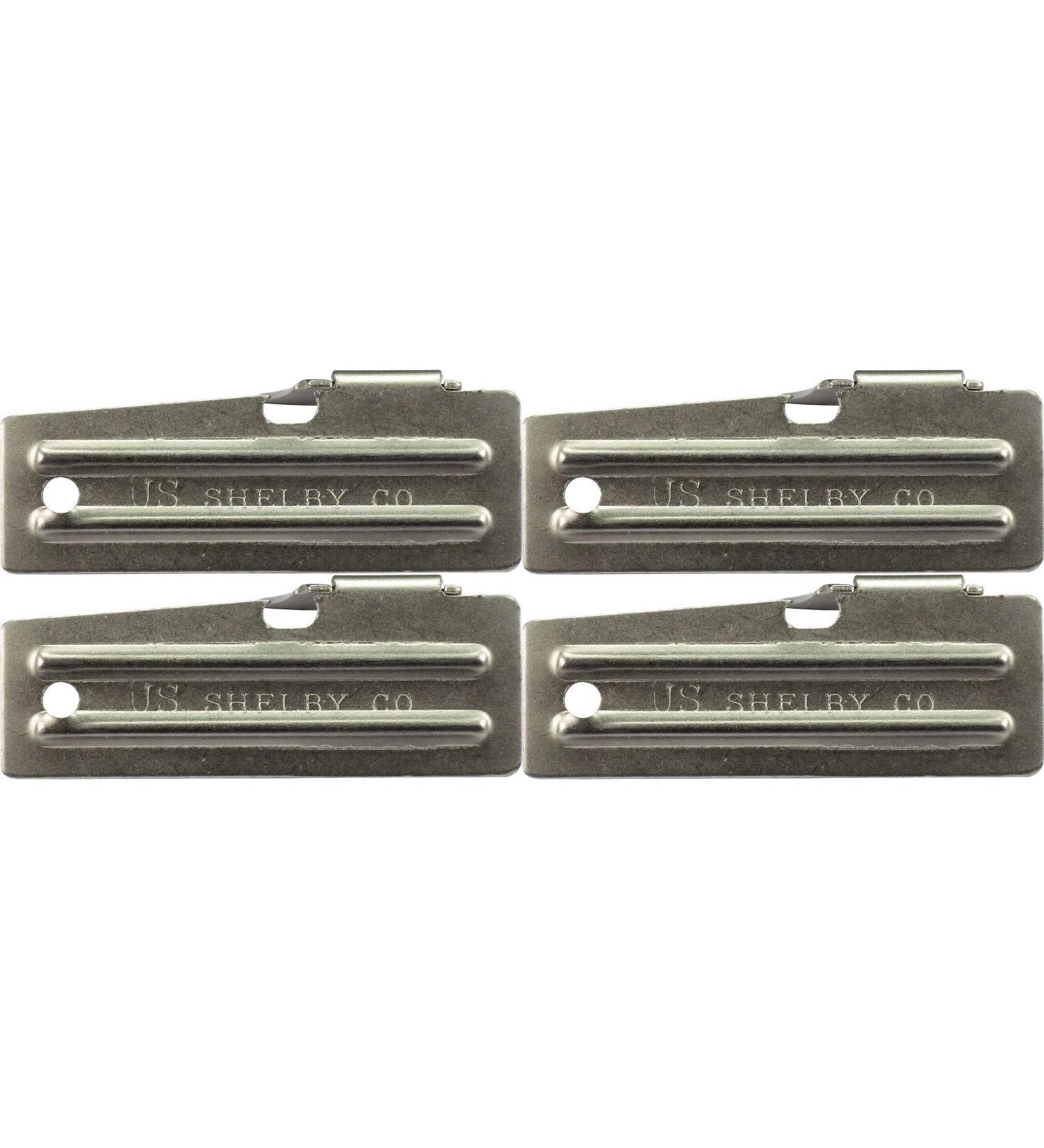 P 51 Military Style Survival Kit Can Opener by US Shelby Co Pack of 4