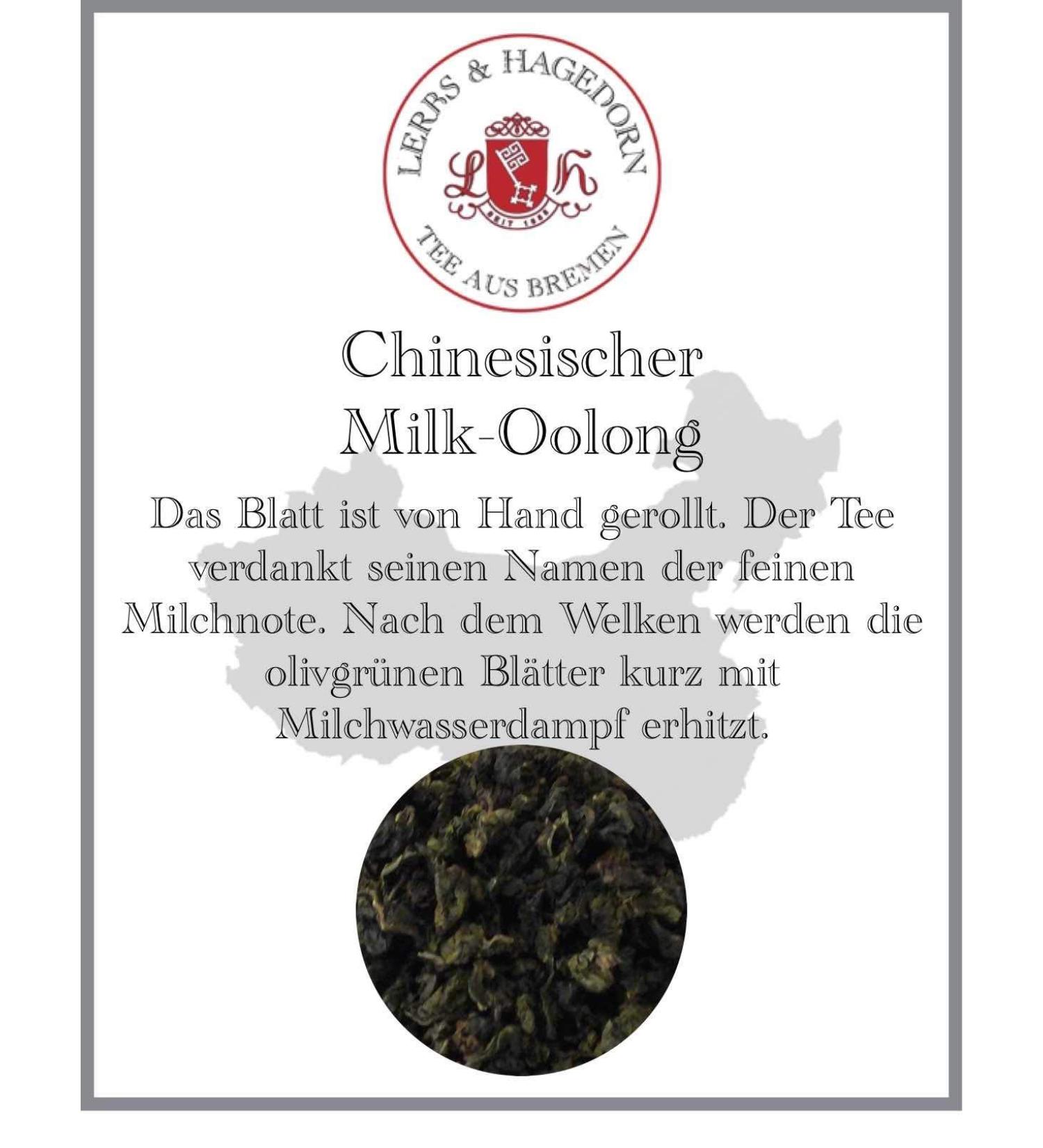 Lerbs & Hagedorn Black-Line Milk-Oolong 250 g