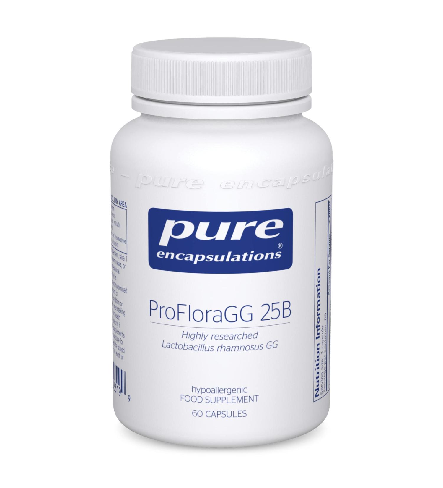 Pure Encapsulations ProFloraGG 25 Billion CFU Healthy Bacteria Supplement 60 Capsules - Buy Online on GoSupps.com