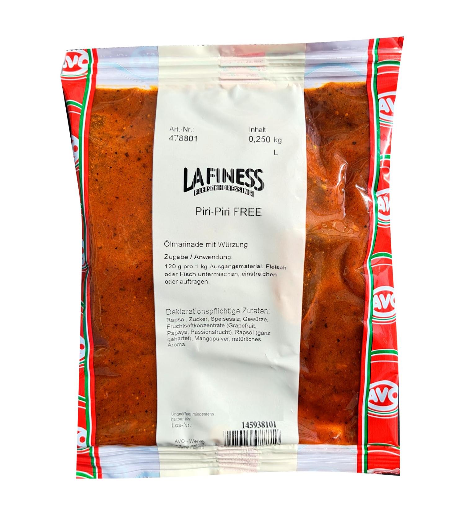 Lafiness Piri Piri Free Marinade 250g - Flavorful Gluten-Free Spice Blend for Grilling & Cooking | International Shipping Available - Buy Online on GoSupps.com