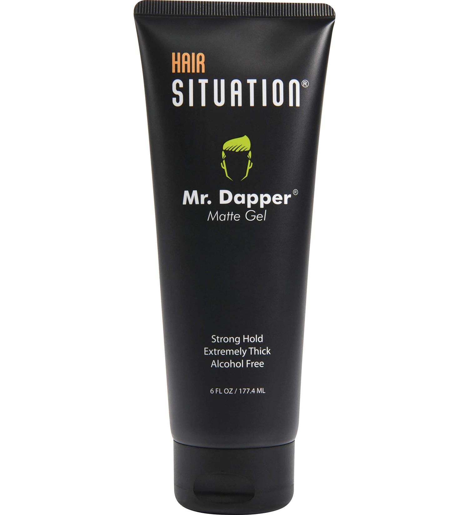 Mr. Dapper Matte Hair Gel | Strong Hold for Men | Alcohol-Free Styling Gel | 6FL OZ - Buy Online on GoSupps.com
