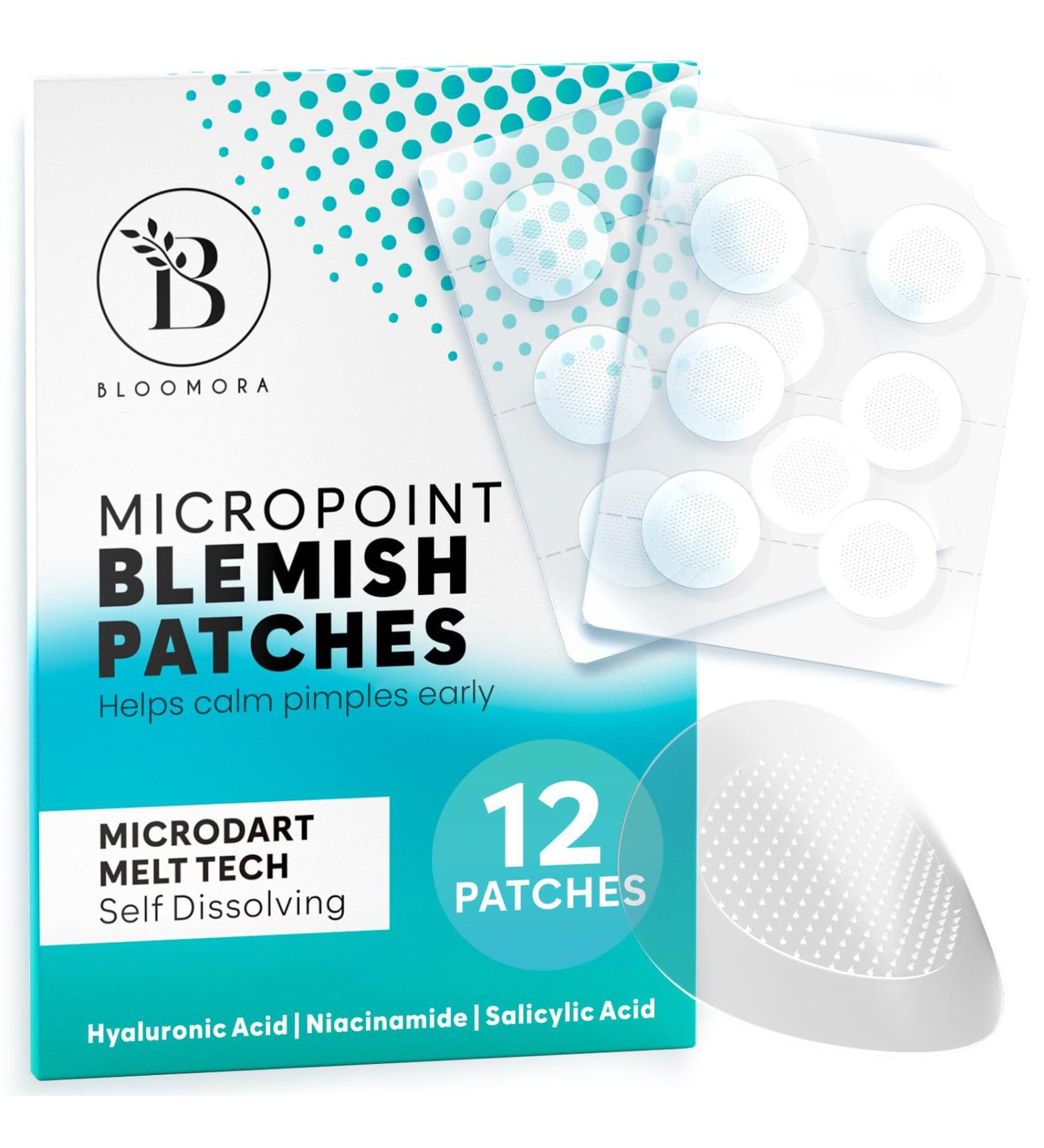 Patch Bouton Pimple Microdart pour l'acn un Stade Pr coce Hydrocolloid Patch la Niacinamide l'acide Salicylique et l'acide Hyaluronique Anti Bouton Visage (12 Pi ces) - GEN3 - Buy Online on GoSupps.com