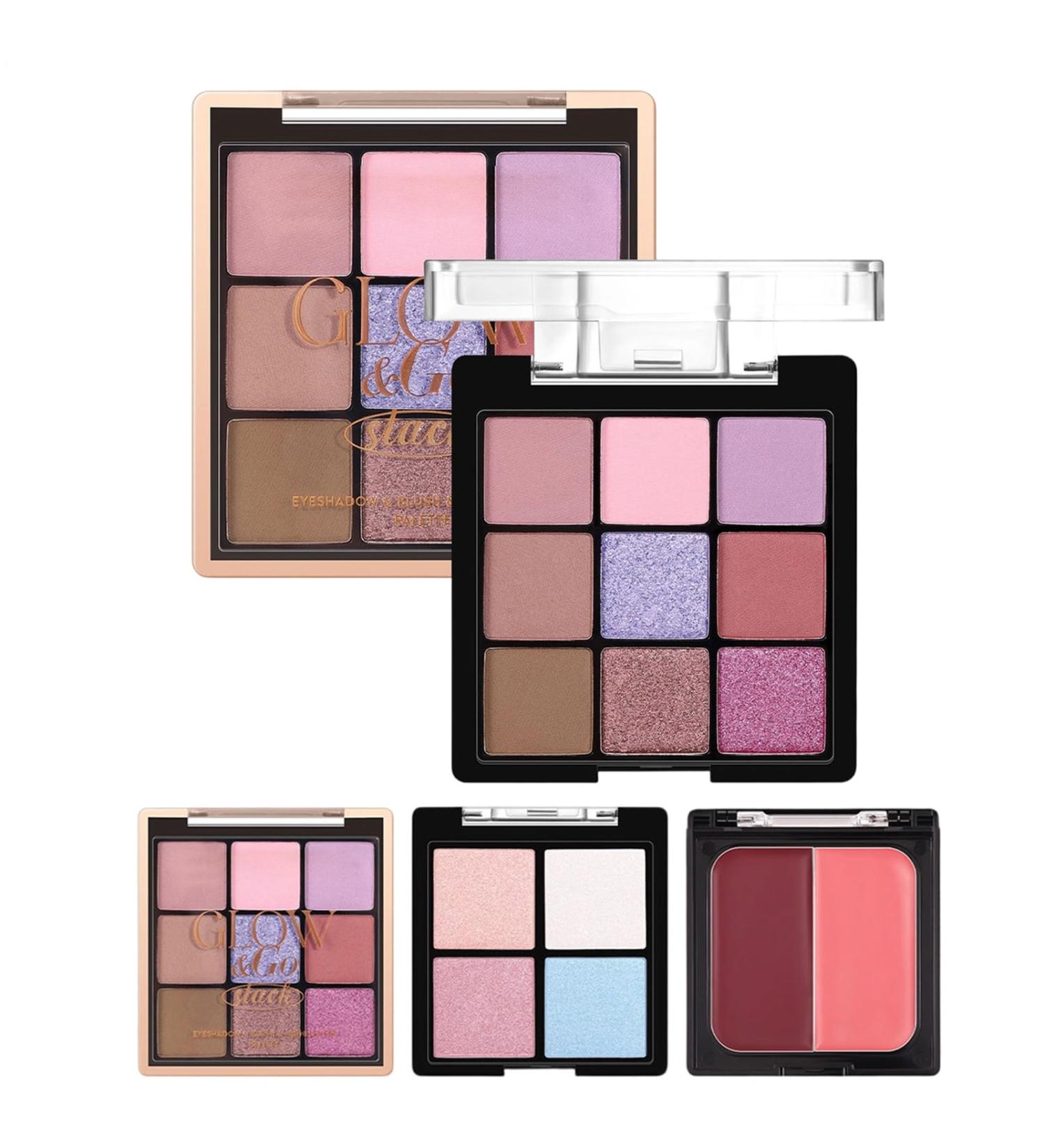 Qurygin Eyeshadow Blush PaletteFace Makeup Palette with Eyeshadow Blush Highlighter Gloss Matte Cosmetics for Photography Travel Beauty Supplies 01 - Buy Online on GoSupps.com