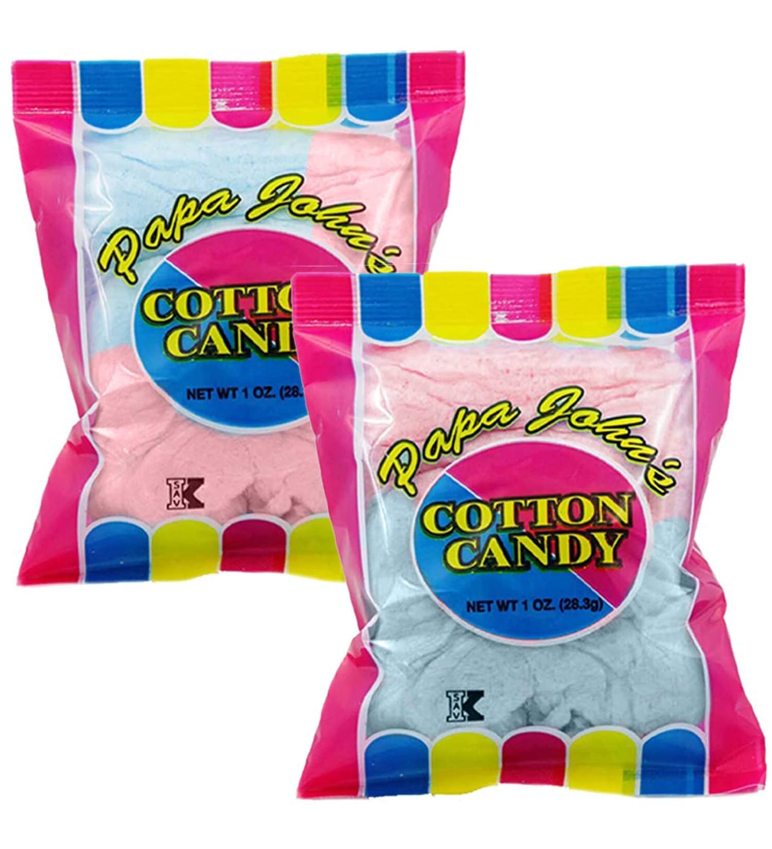Cotton Candy Blue and Pink Swirl Party Flavors Supplies Birthday Treats for Kids  Kosher  1oz Bag (12-Pack) 1 Ounce (Pack of 12) - Buy Online on GoSupps.com