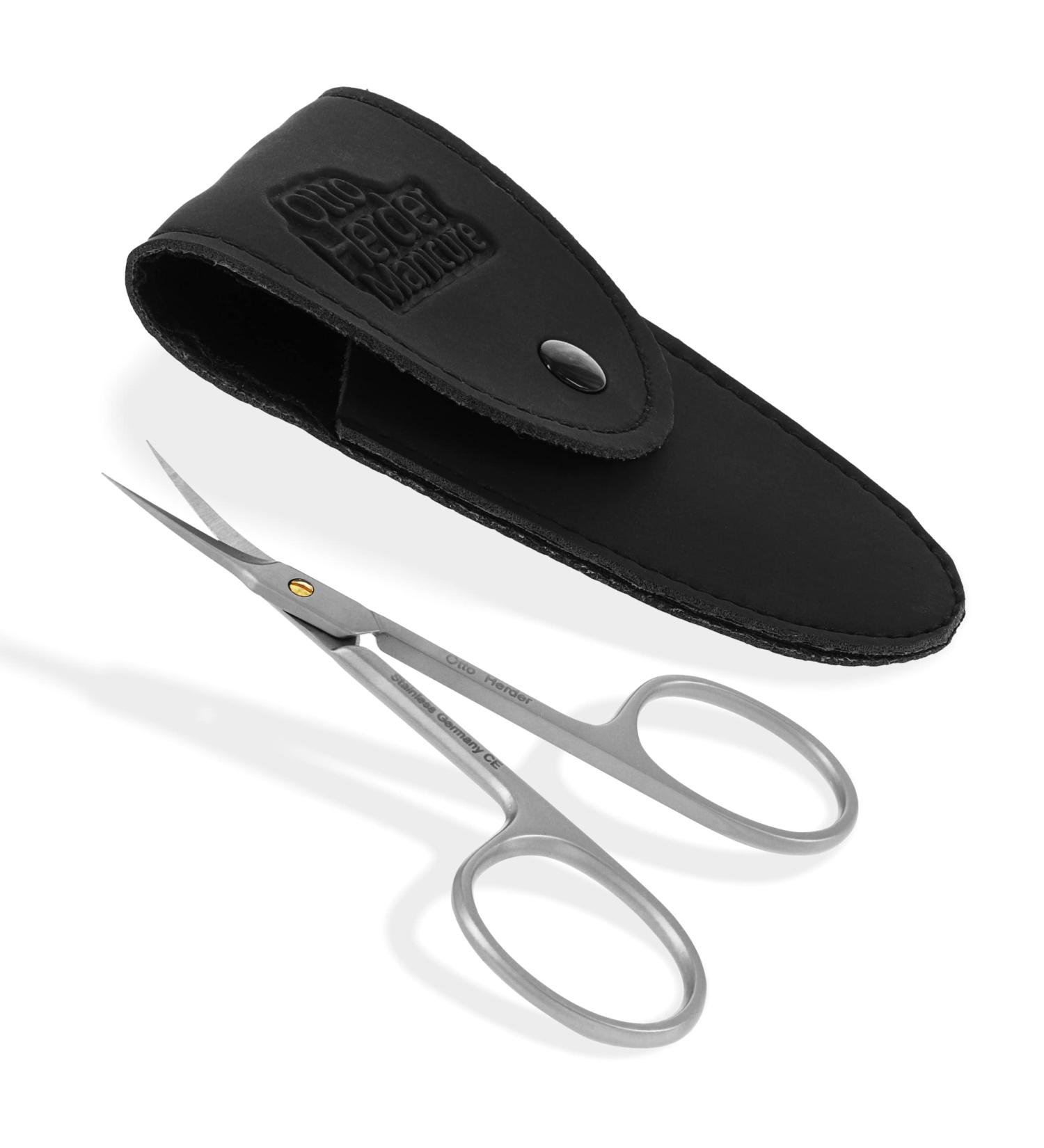 Otto Herder High-Quality Stainless Steel Calvation Scissors - 9cm Rust-Free Nail Skin Removal with Golden Screw - Buy Online on GoSupps.com