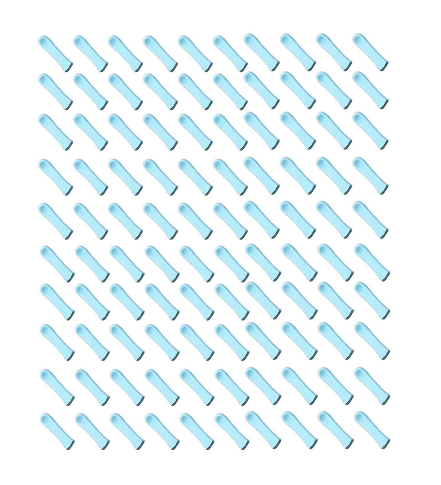 100 Pieces Ear Cleaner Tips Ear Cleaner Replacement Tips Silicone Ear Wax Removal Tool Cap for Ear Cleaner with Camera Blue - Buy Online on GoSupps.com