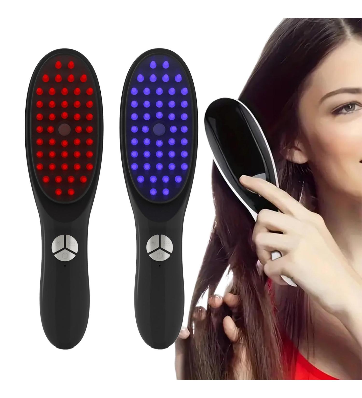 Qualmi Electrical Spray Massage Comb | Vibrating Hair Growth Brush & Multifunctional Scalp Massager for Innovative Hair Recovery - Buy Online on GoSupps.com