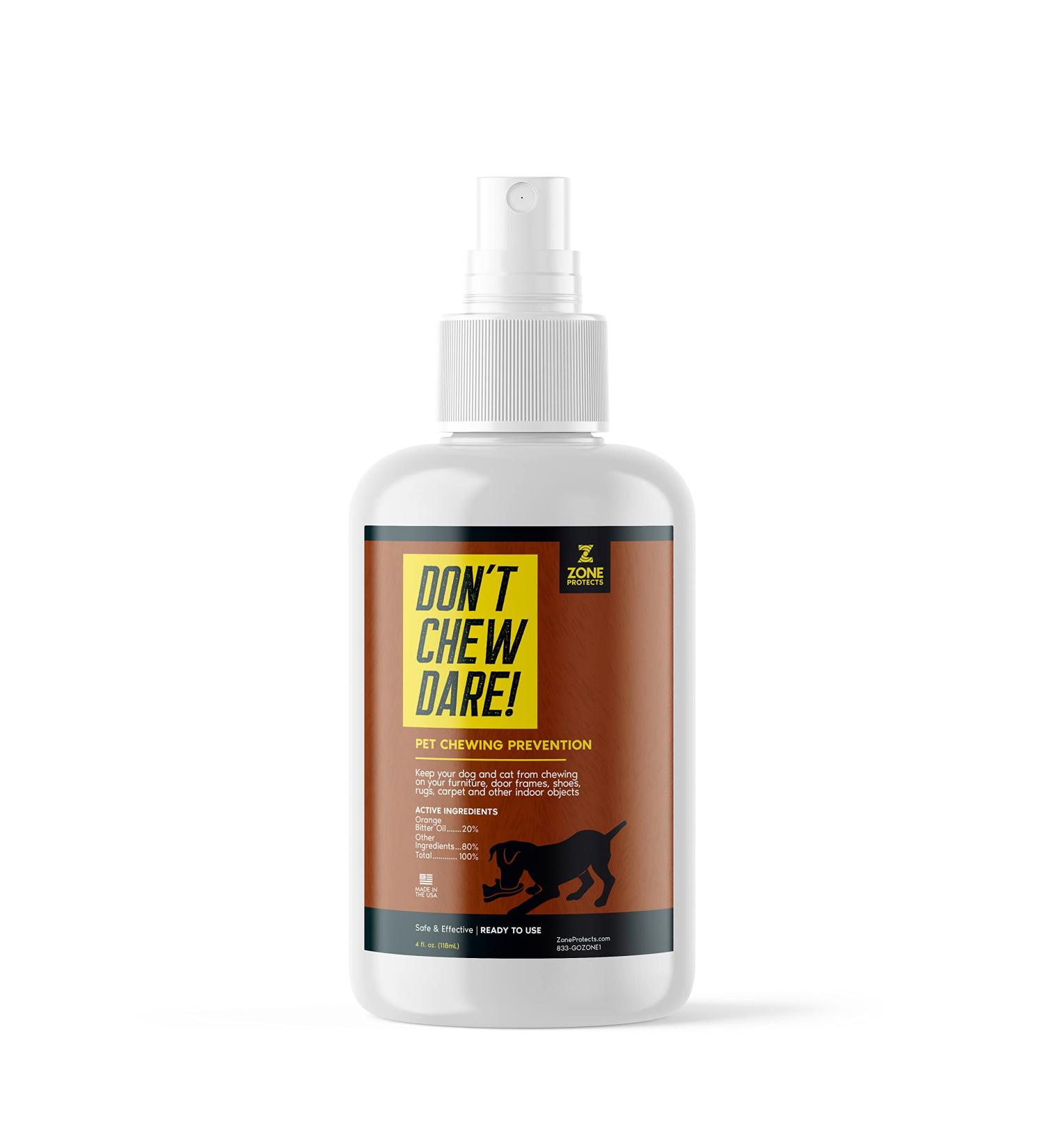 Deter Dogs from Chewing with Don't Chew Dare Indoor Chewing Prevention - Orange Bitters - Buy Online on GoSupps.com