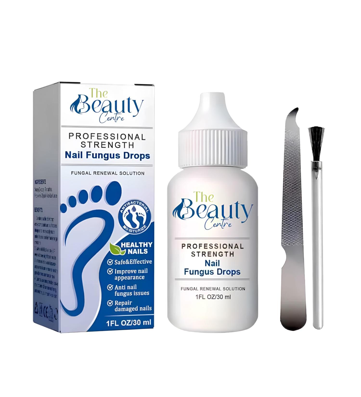 High Strength Nail Fungal Treatment by The Beauty Centre | 80% Formula for Toe and Finger Nails | Includes Free Nail File and Brush | 30ml - Buy Online on GoSupps.com