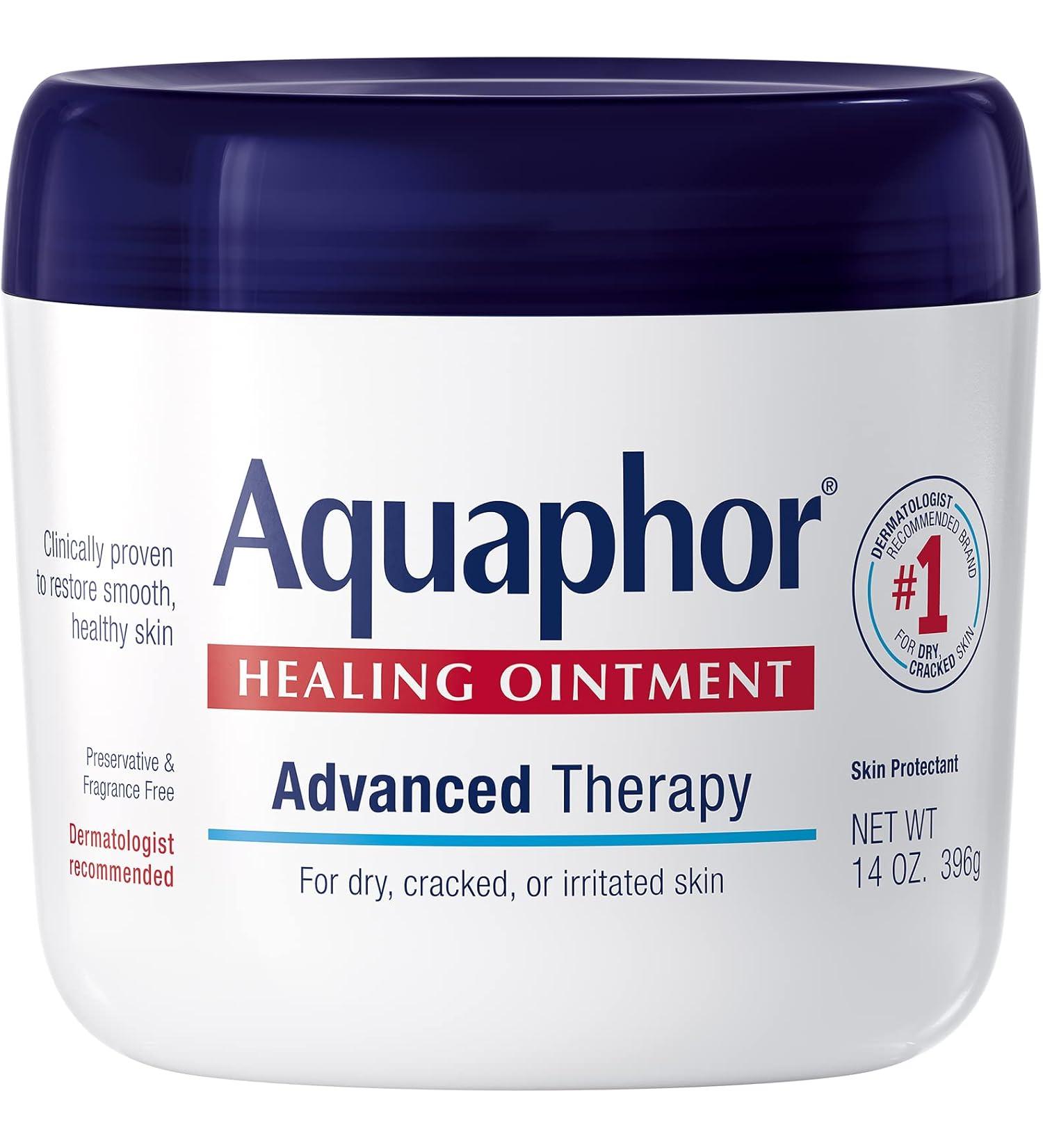 Aquaphor Healing ointment, skin protection, 14oz  - Buy Online on GoSupps.com