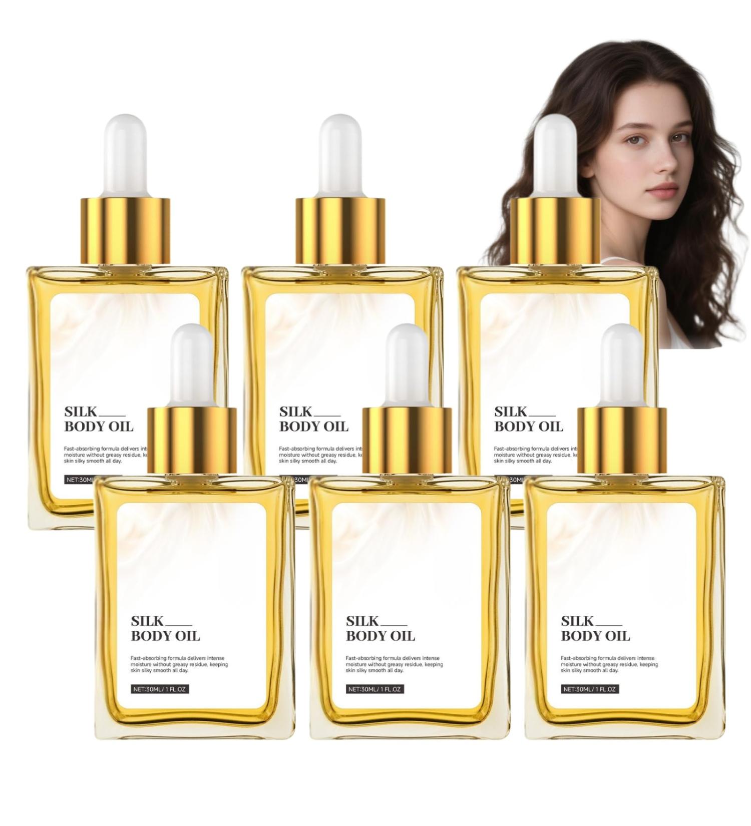  Nuvilo Gouda Body Oil perfumed body oil for women essential oil for bath and shower smooth and moisturized skin refreshing infused with shea butter coconut oil and vitamin E (6pcs) - Buy Online on GoSupps.com