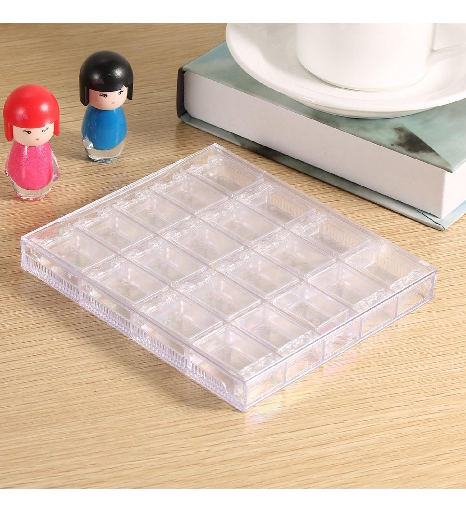 HURRISE Rhinestone Box Durable Bead Container Easy To Distinguish for Home Manicure Store - Buy Online on GoSupps.com