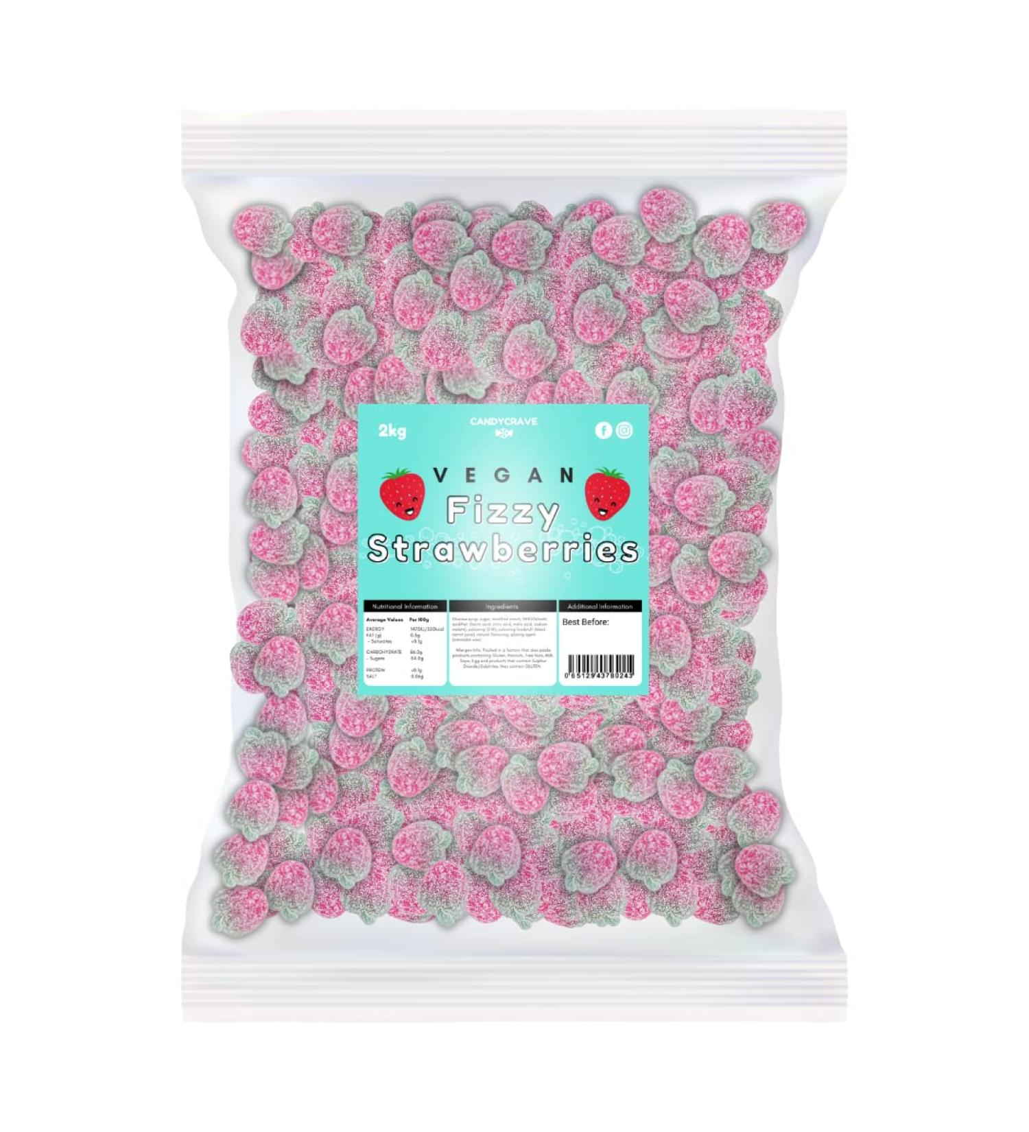 Candycrave Fizzy Strawberries 2kg