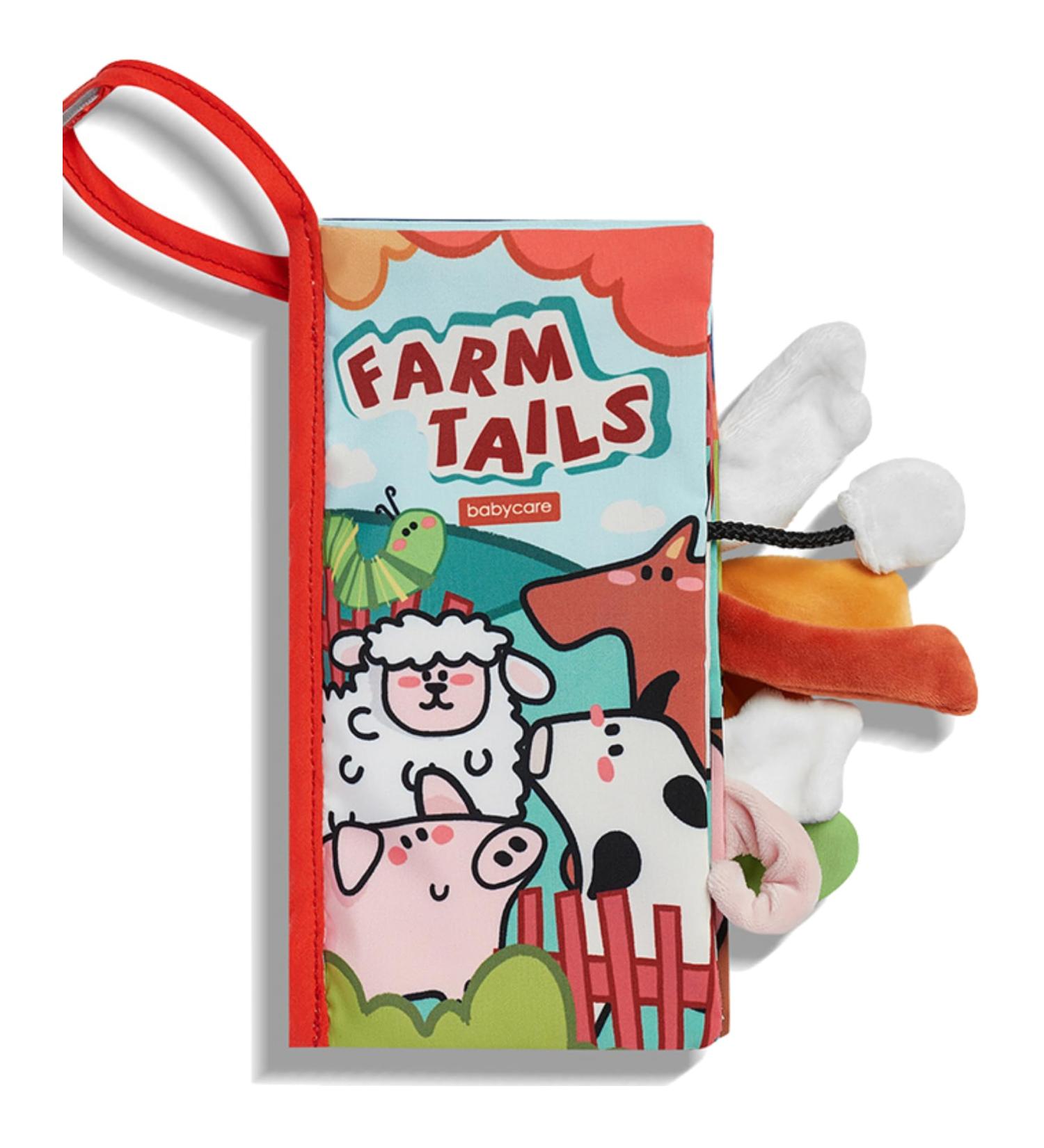 Crinkle Soft Baby Books 0-6 Months 3D Touch Feel Cloth Books for Babies Chewing Soft Books for Babies 0-6 Months Sensory Toys 0-6-12 Months Stroller Toys for Baby Girl Boy Gift(tails) - Buy Online on GoSupps.com