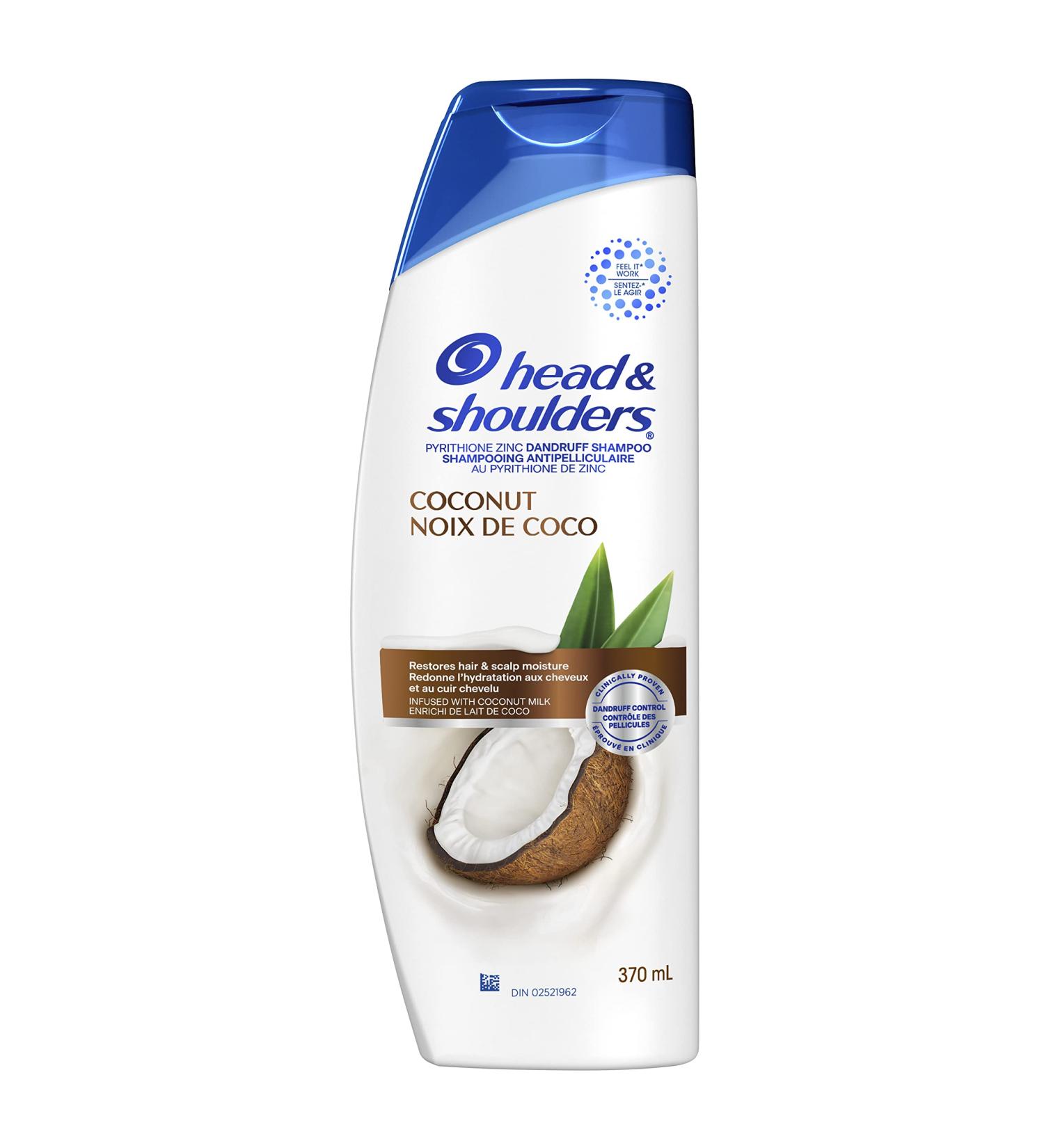 Head & Shoulders Coconut Daily-Use Anti-Dandruff Shampoo 370 mL - Buy Online on GoSupps.com