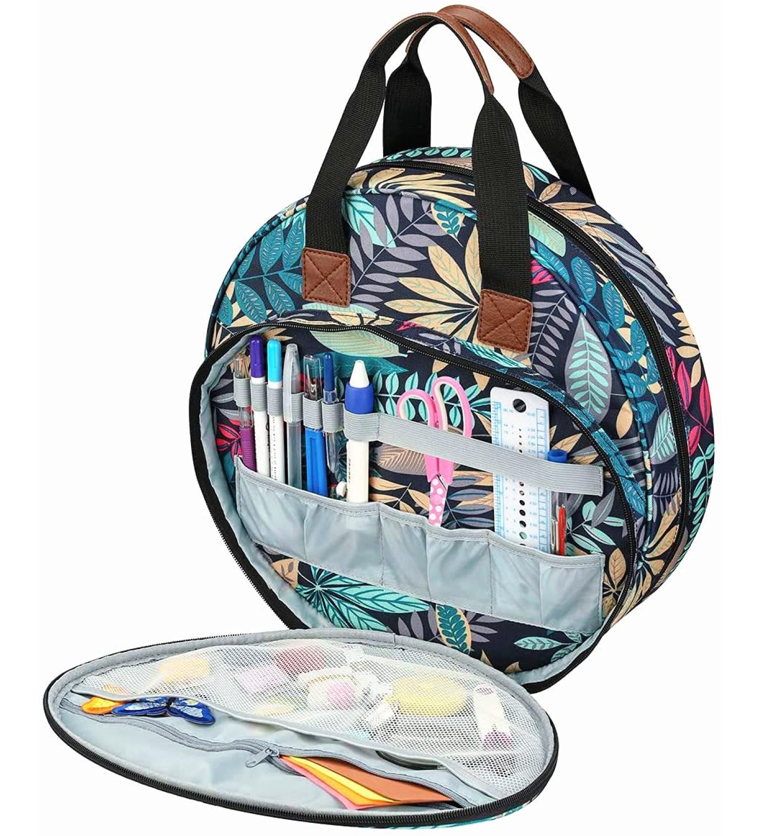 Color You Embroidery Bag: Portable Storage for Embroidery Hoops, Floss, Cross Stitch Supplies & Sewing Tools - Buy Online on GoSupps.com