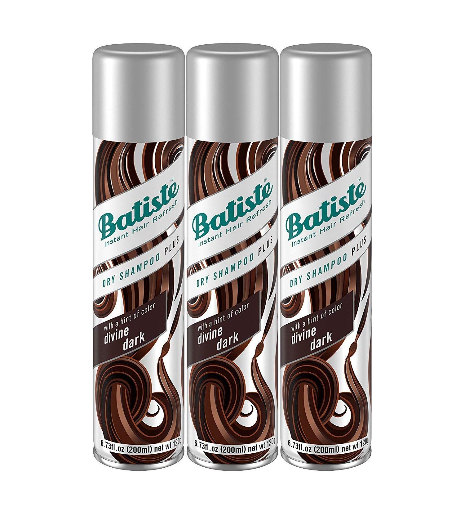 Batiste Dark & Deep Brown Dry Shampoo 6.73 oz - Pack of 3 - Buy Online on GoSupps.com