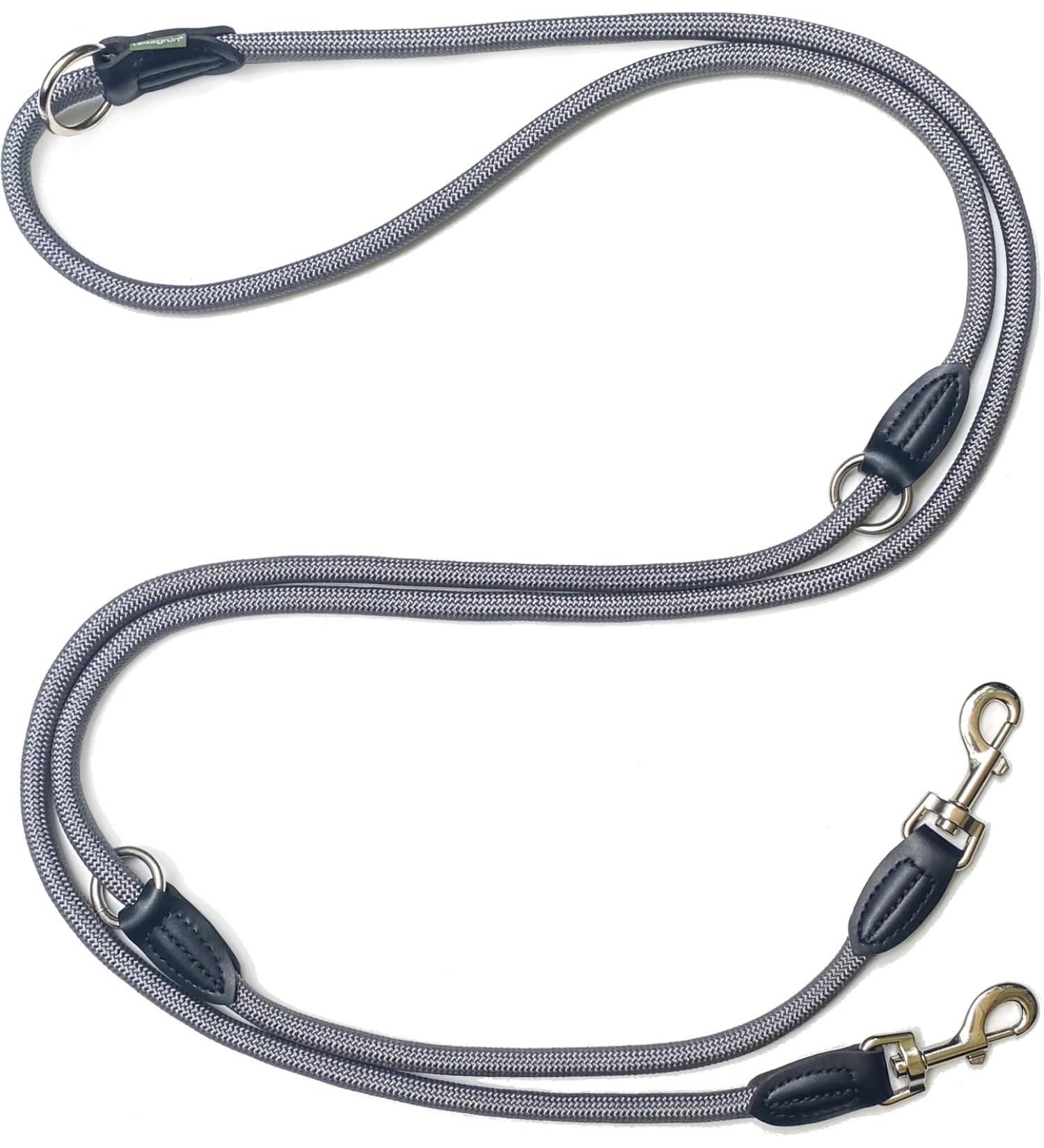 Buy Leite Green Adjustable Dog Leash 3m - Durable Nylon 200kg Traction for Medium to Large Dogs - Gray Pidgeon Color - Buy Online on GoSupps.com