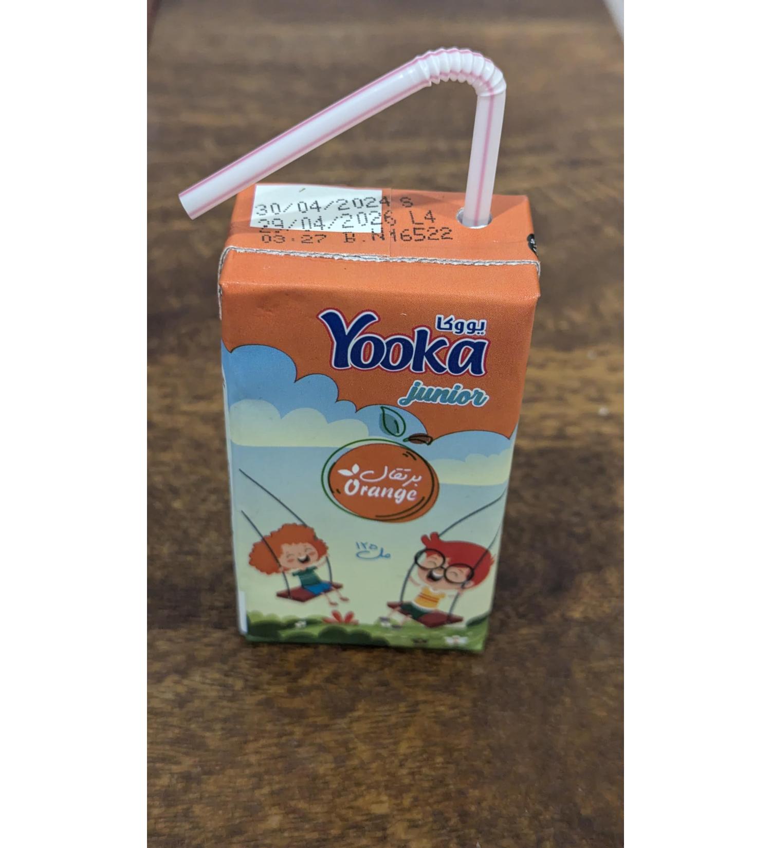 Swirly's YOOKA Fruit Juice - Orange - 44 individual mini-child size 125ml Juice boxes (SUPER VALUE PACK) - Buy Online on GoSupps.com