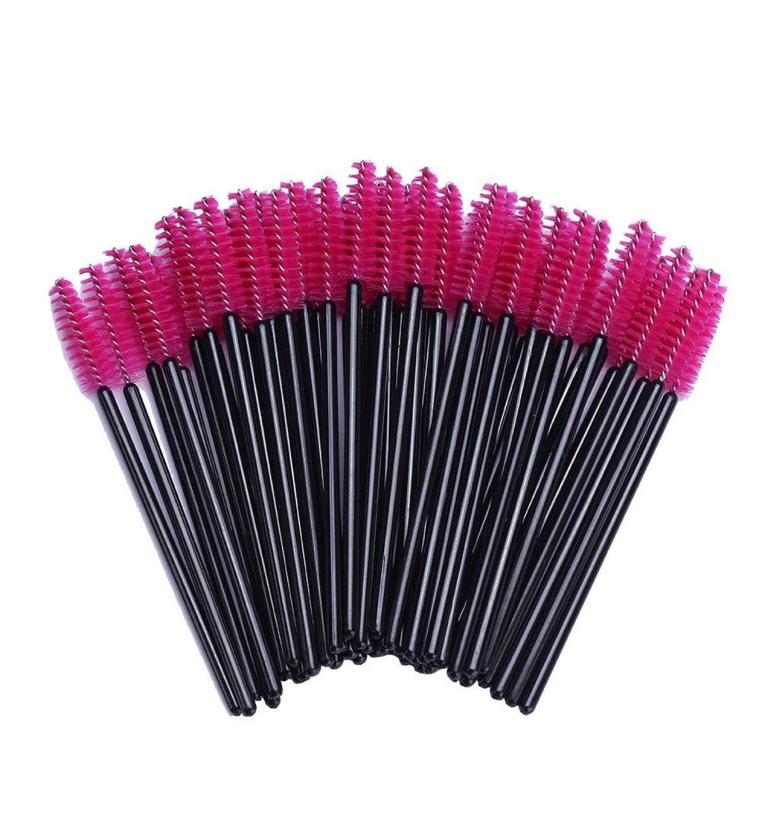 Haobase 100 Pack Disposable Eyelash Mascara Brushes Wands Applicator Makeup Brush Kits - Buy Online on GoSupps.com