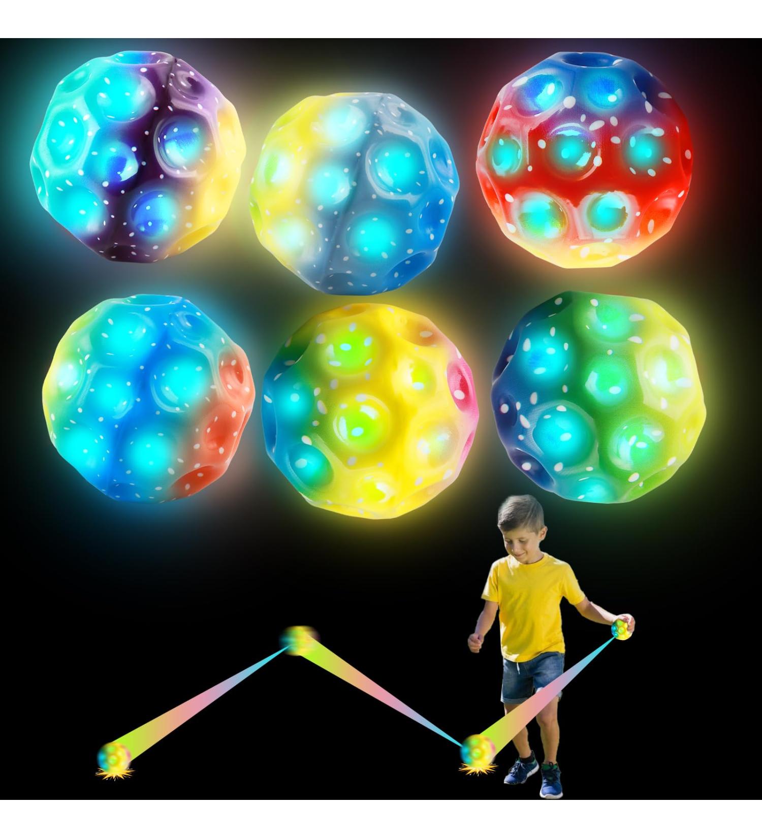 Buy Wdjlnzb 6-Piece Astro Jump Ball Set - High-Bouncing Moon Balls for Kids | Perfect for Outdoor Parties | International Shipping Available - Buy Online on GoSupps.com