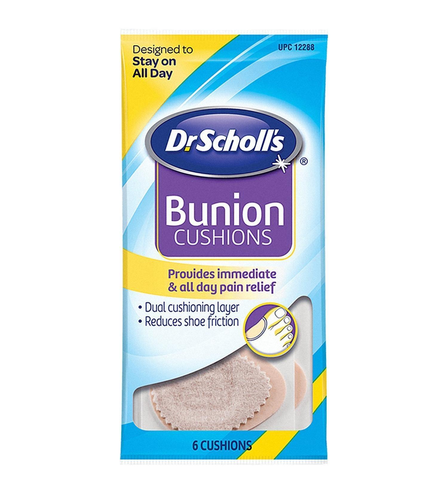 Dr. Scholl's Bunion Cushions Felt 6 Each (Pack of 3)