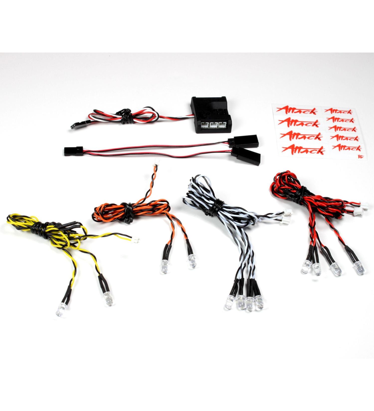 MyTrickRC Attack After-Burner 1402 Light Bar Kit- 1-SQ-1 Controller AB1402