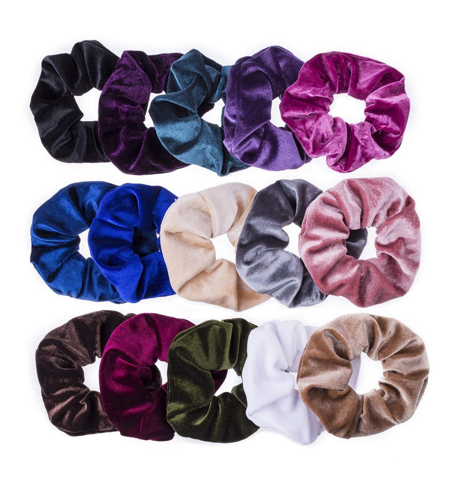 15-Piece Hair Tie Set - Elastic Hair Tapes Ponytail Holders & Scrunchies for Women & Girls - Premium Hair Accessories - Buy Online on GoSupps.com