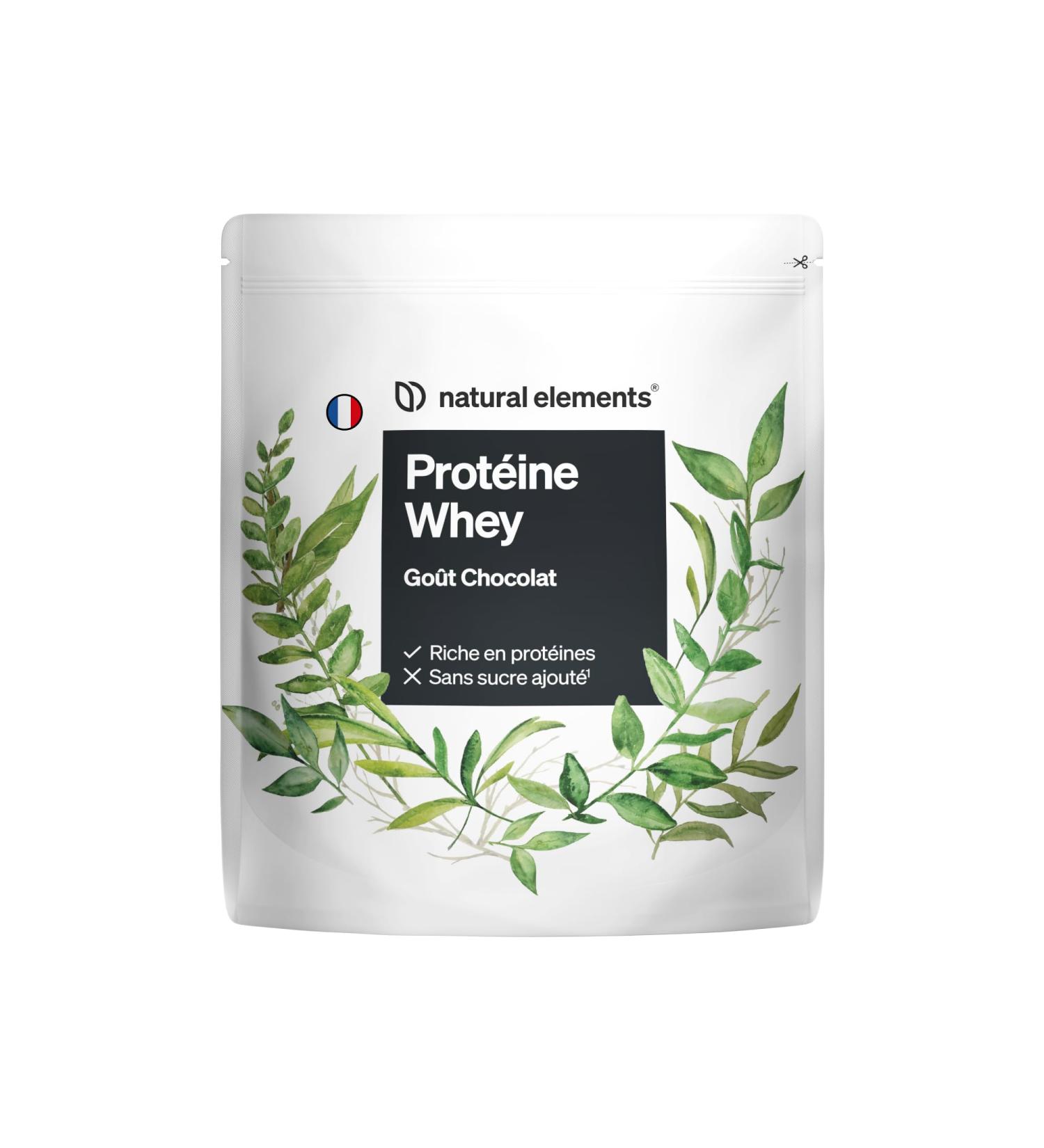 Whey protein powder Chocolate 1 kg 23 g protein per serving for your muscle building highly dosed produced and tested in the laboratory in Germany - Buy Online on GoSupps.com