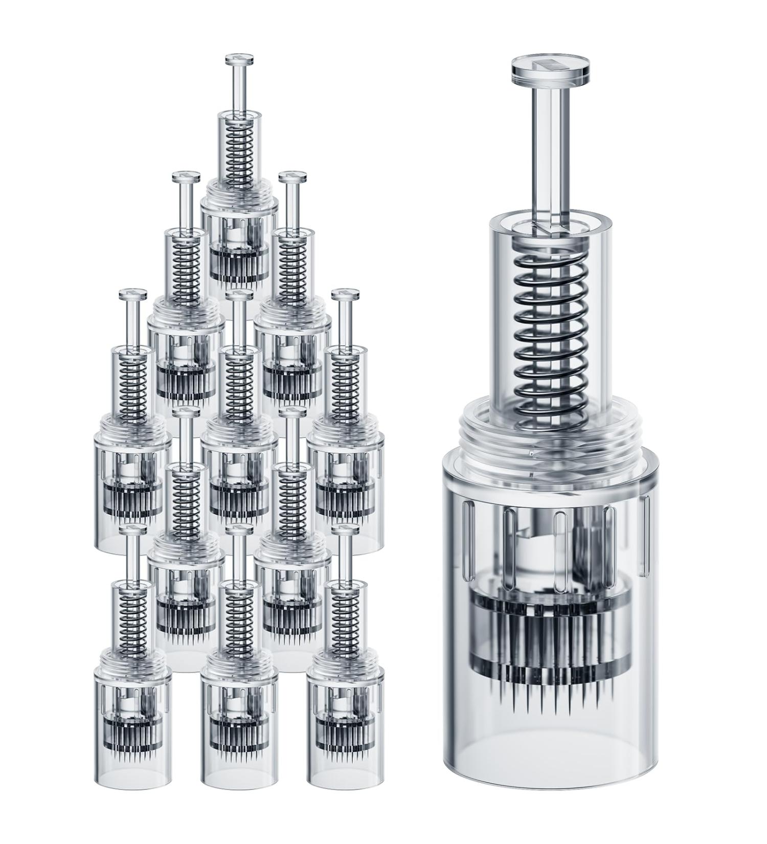 Yohoofen Microneedling Cartridge 12Pcs 36-Pin Replacement Cartridges - Buy Online on GoSupps.com