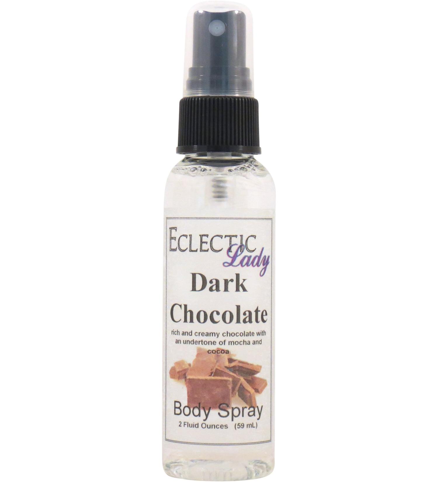 Dark Chocolate Body Spray 2 ounces Body Mist for Women with Clean Light & Gentle Fragrance Long Lasting Perfume with Comforting Scent for Men & Women Cologne with Soft Subtle Aroma For Daily Use 2 Fluid Ounces - Buy Online on GoSupps.com