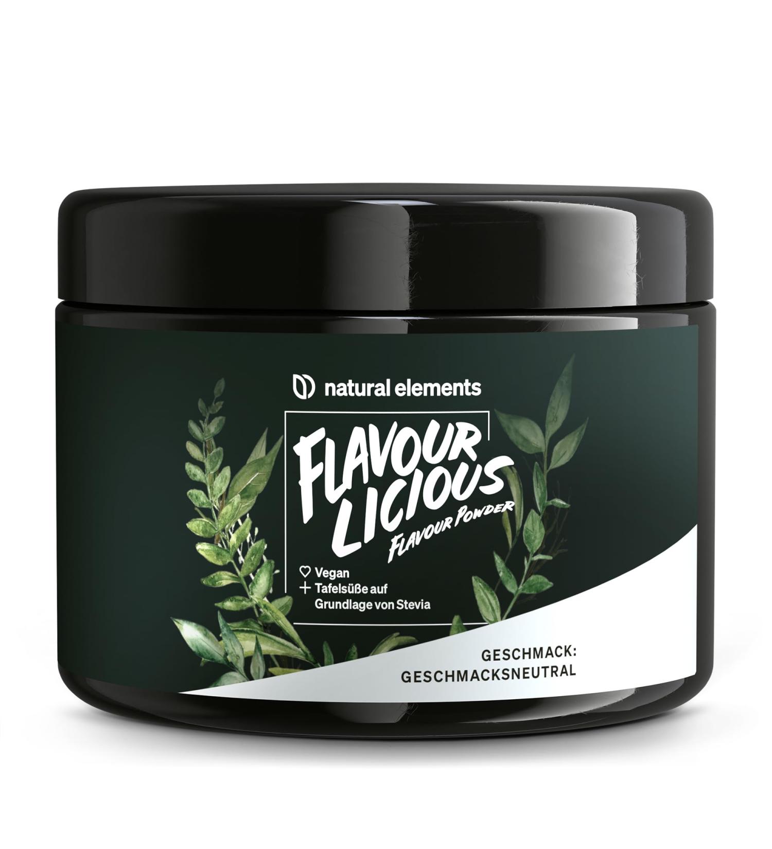 Flavourlicious Pure Stevia Powder | 200g Vegan Sugar Substitute | Only 7 Kcal/Portion | Sucralose-Free | Made in Germany - Buy Online on GoSupps.com