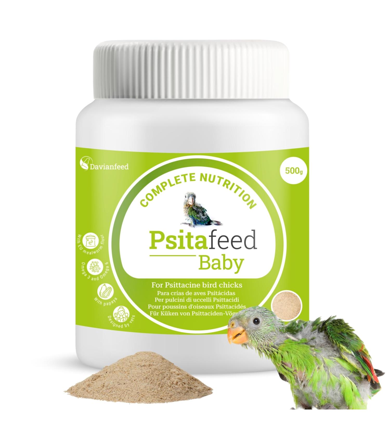 Nutritious Pate for Psittacidae 500g - Food for Parrots Macaws Lovebirds Parakeets Canaries and Sparrows - Stimulates - Buy Online on GoSupps.com