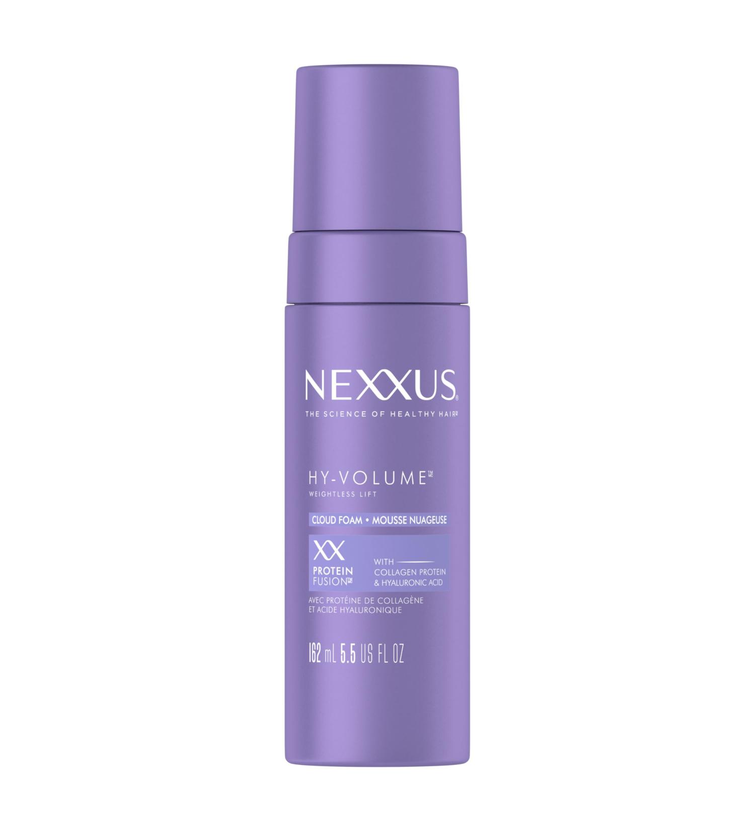 Nexxus Hy-Volume Weightless Lift Cloud Foam Treatment for Flat & Limp Hair 48 Hours Volume ProteinFusion with Collagen & Hyaluronic Acid 5.5 fl oz - Buy Online on GoSupps.com