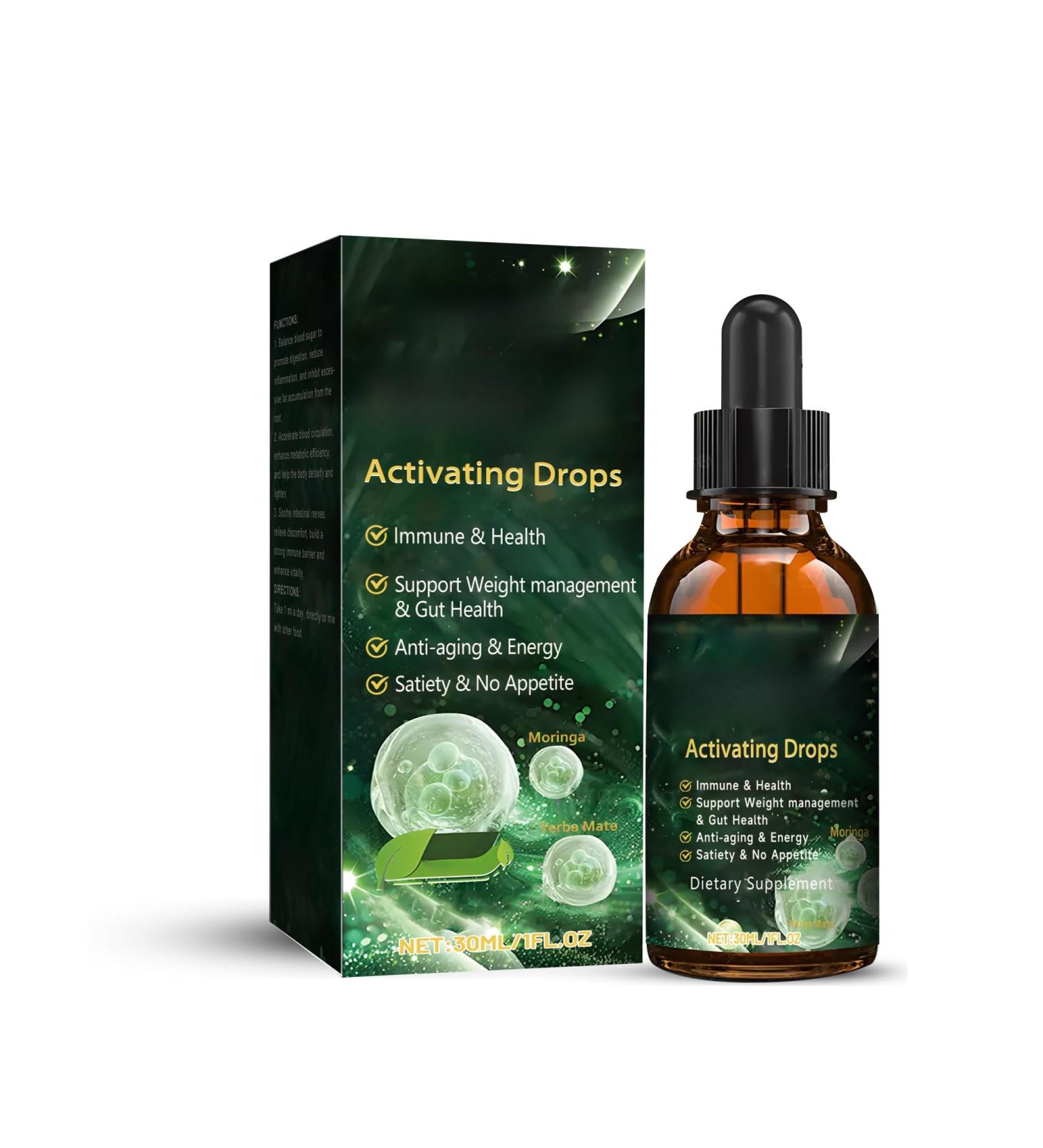 rabuu Sugar Metabolism Support Drops Supplement for Appetite Control and Weight Management 1ml Daily Serving - Buy Online on GoSupps.com