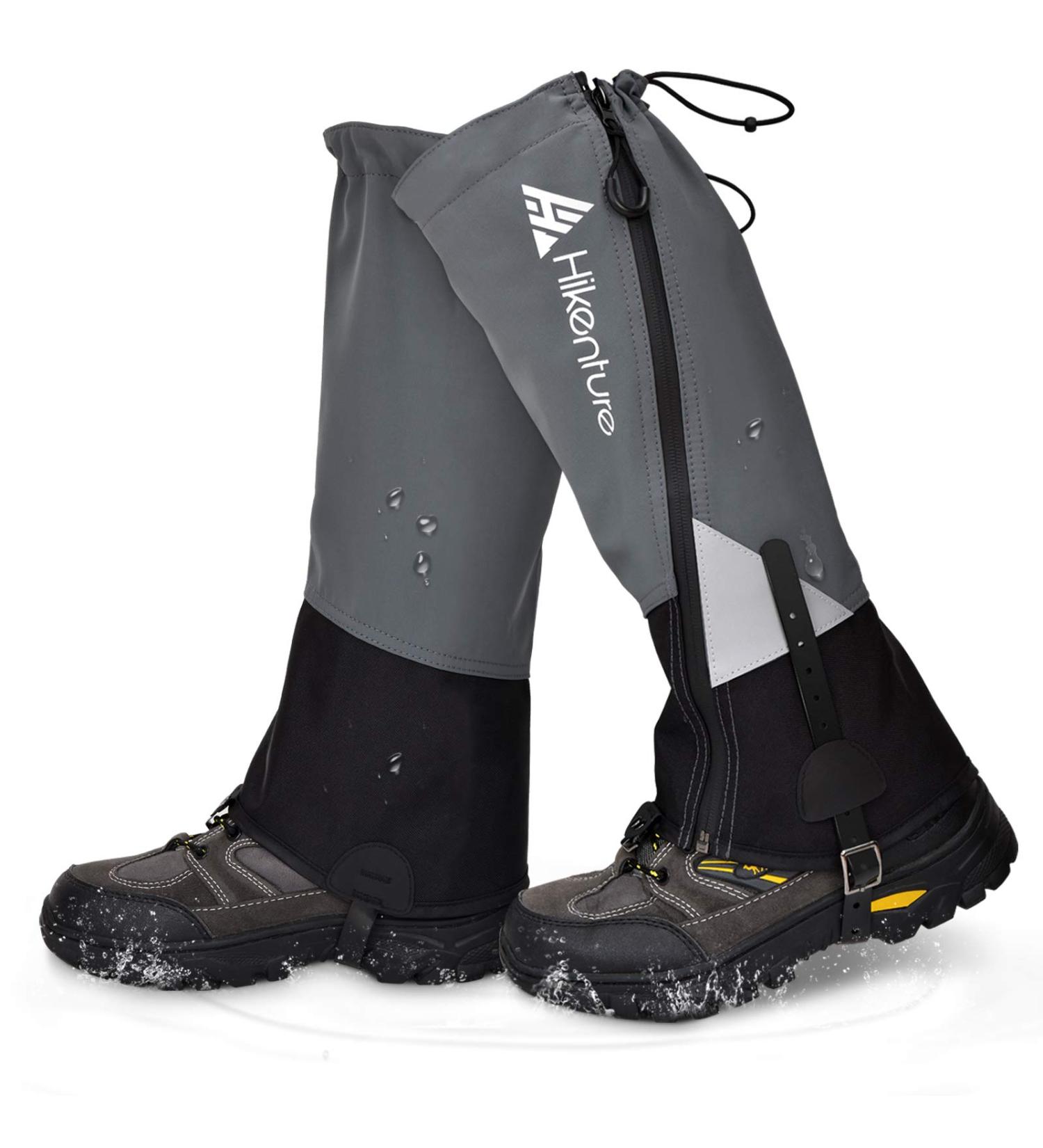 Hikenture Waterproof Gaiters for Men & Women - Protect Trousers & Shoes from Snow Rain & Insects | Ideal for Hiking Hunting & Biking - Buy Online on GoSupps.com