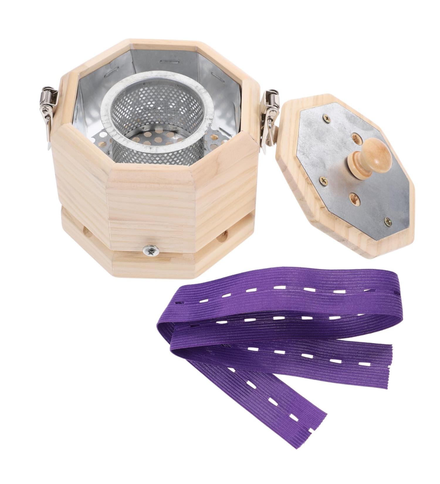 Lurrose Moxibustion Box - Universal Moxa Stick Holder & Cone Rolling Burner | Acupuncture Herbal Accessory for International Shipping - Buy Online on GoSupps.com