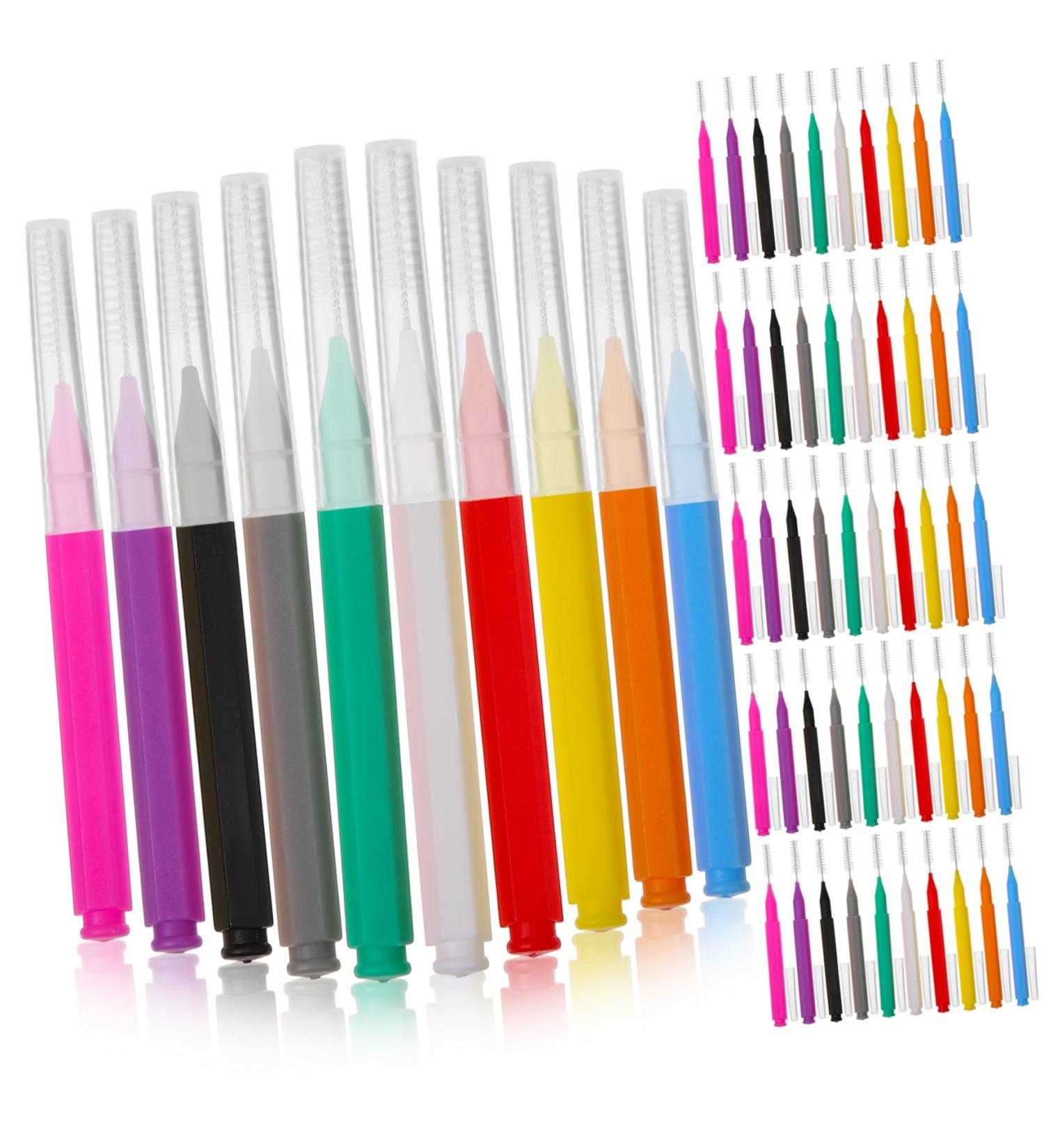 Clispeed 100st Travel Toothbrush Set - Interdental Brushes & Lamination Tools for Eyebrows & Teeth - Buy Online on GoSupps.com