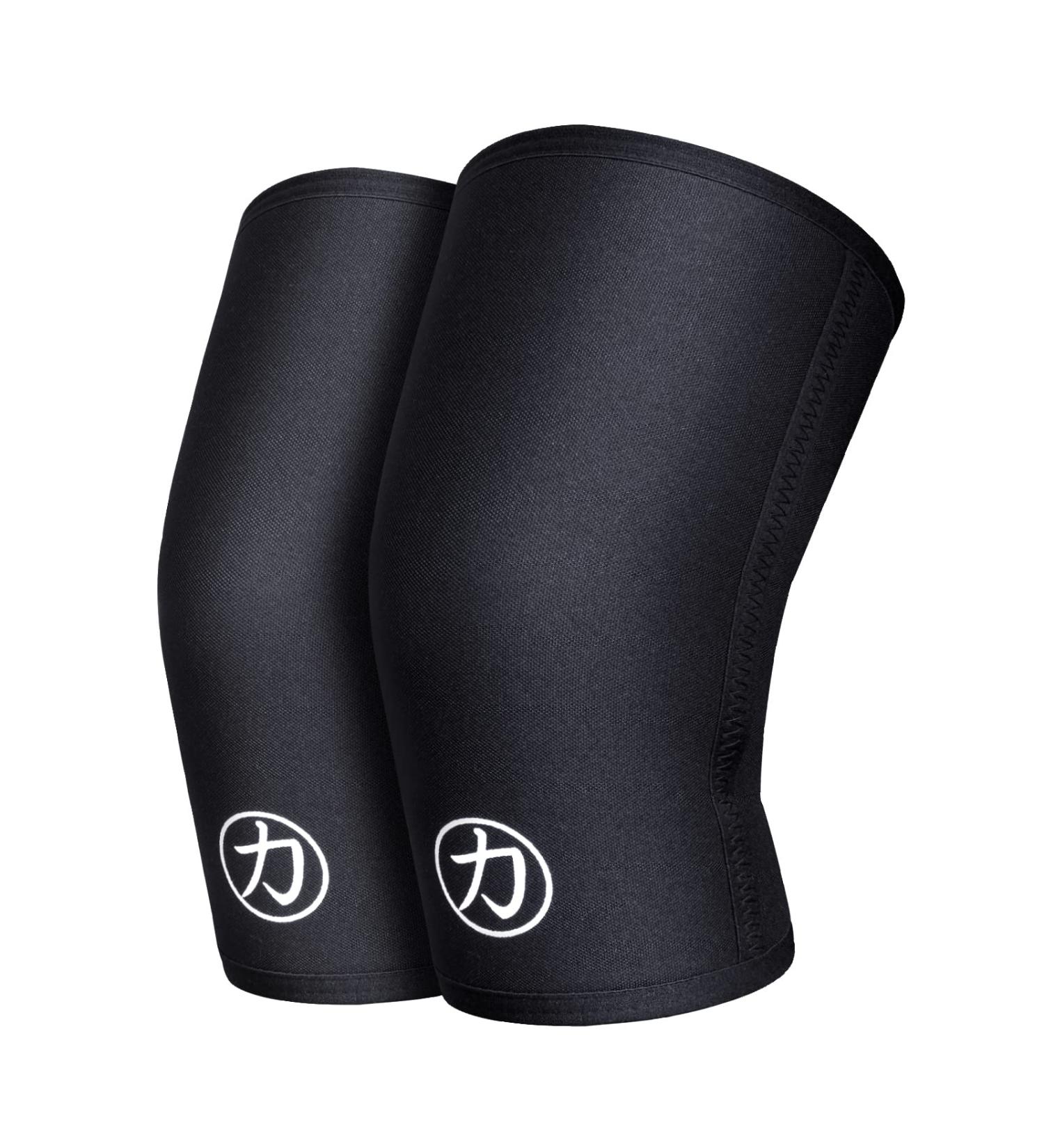 Strength Shop 7mm Neoprene Knee Sleeves for Men & Women - Black IPF Approved Durable & Tear-Resistant for Powerlifting & Strength Training (1 Pair) - Buy Online on GoSupps.com