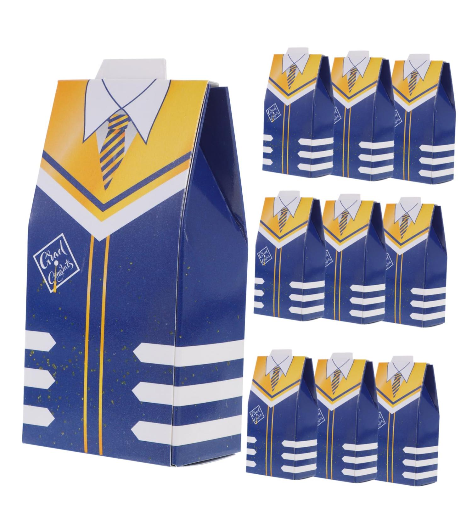 CHILDWEET 50pcs Boxes Graduation Candy Box Gift Boxes Candy Case Favor Boxes Party Candy Holder Graduation Party Favors Graduation Treat Boxes Grad Candy Boxes Container Paper Delicate 1 count (Pack of 1) Blue - Buy Online on GoSupps.com