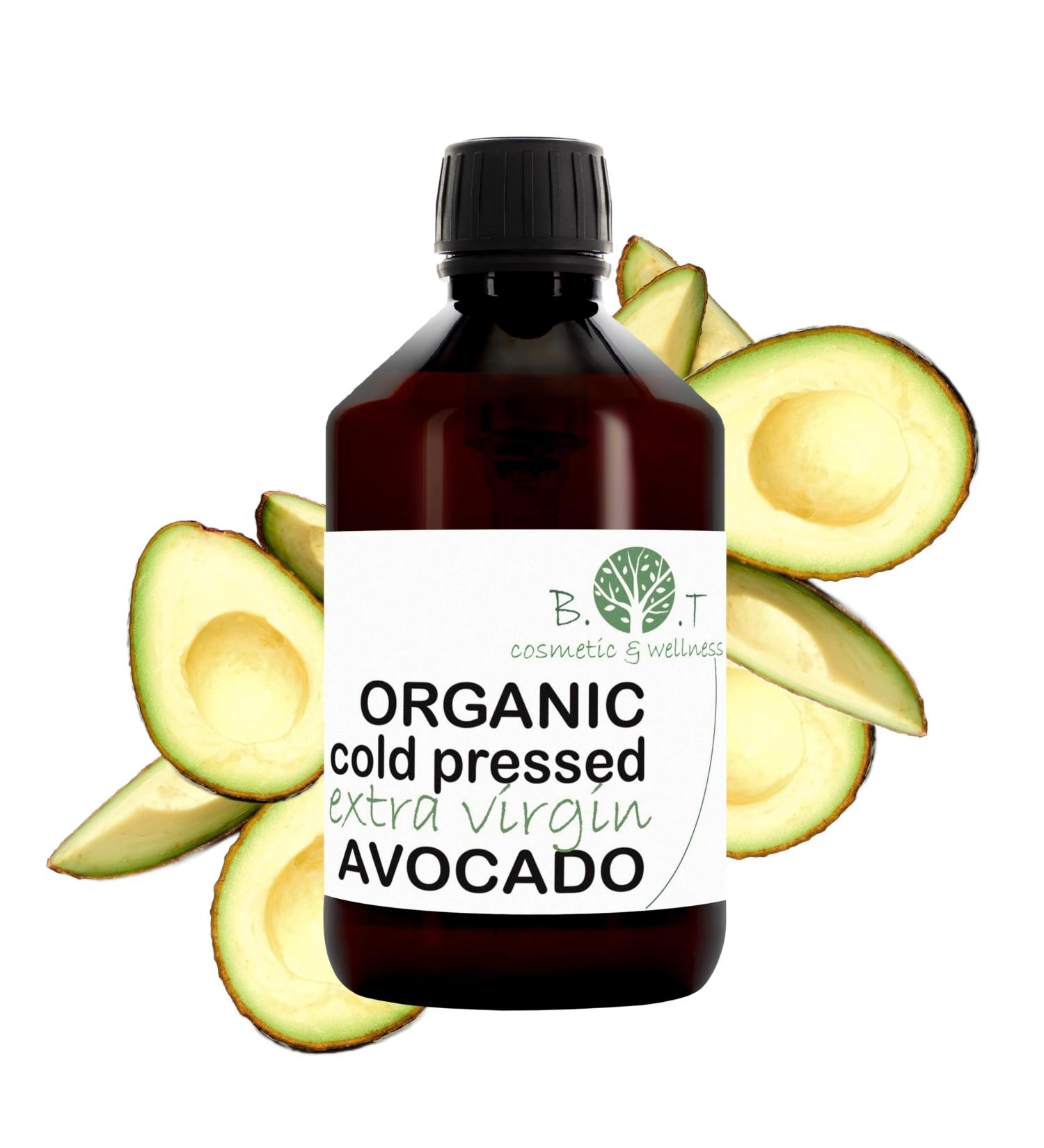Organic Avocado Oil - Multi-Purpose Moisturizer for Face Body Baby Skin & Hair | 1000 ml | Rich in Vitamins & Anti-Aging Benefits - Buy Online on GoSupps.com
