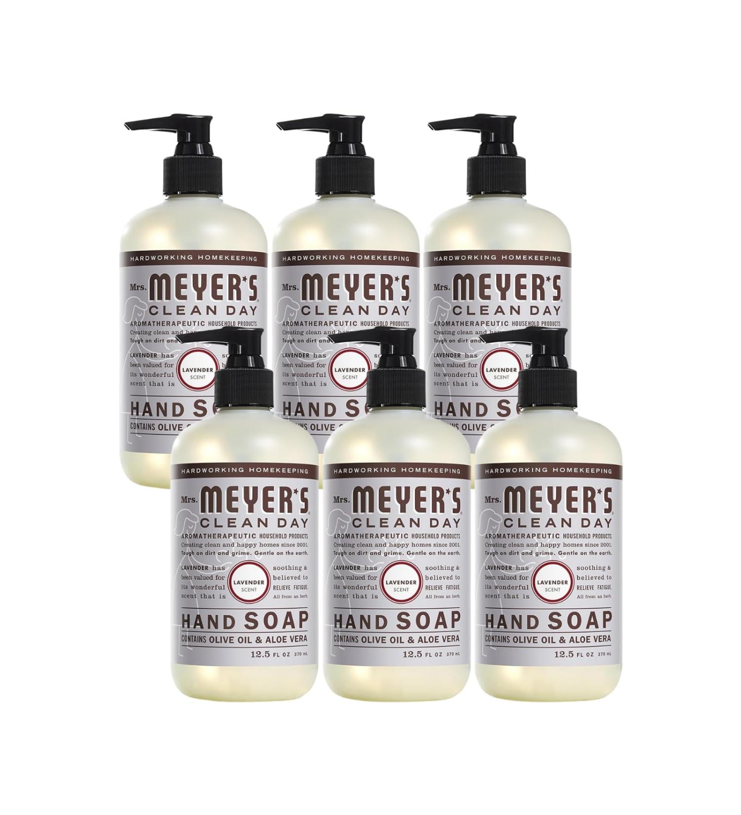 Meyers Lavender Liquid Hand Soap 12.5 Oz (Pack of 6) - Buy Online on GoSupps.com