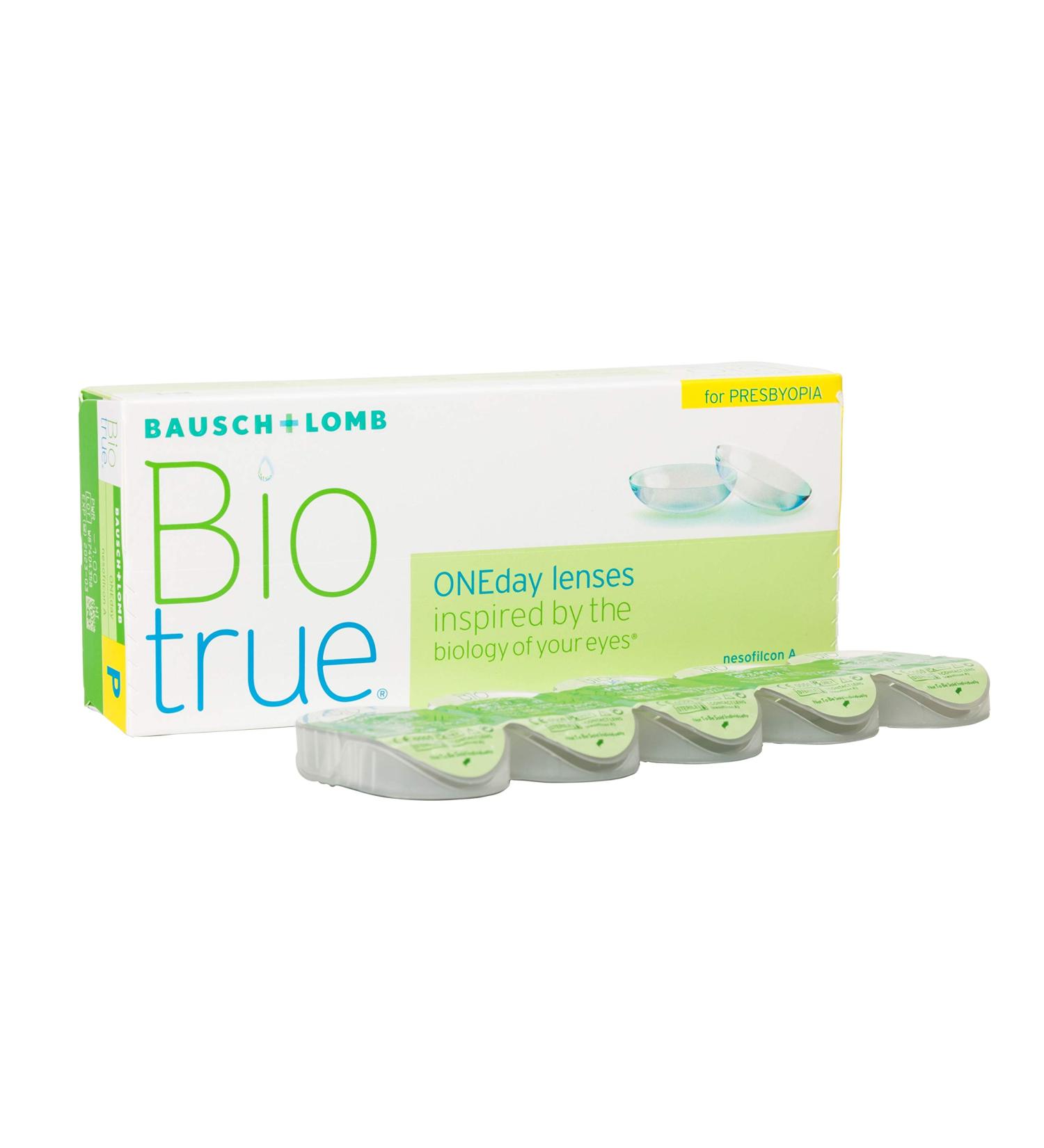 Bausch + Lomb Biotrue Oneday Presbyopia Contact Lenses - Daily Soft Lenses 30 Pieces +01.50 DPT DIA 14.2 mm BC 8.60 - International Shipping Available - Buy Online on GoSupps.com