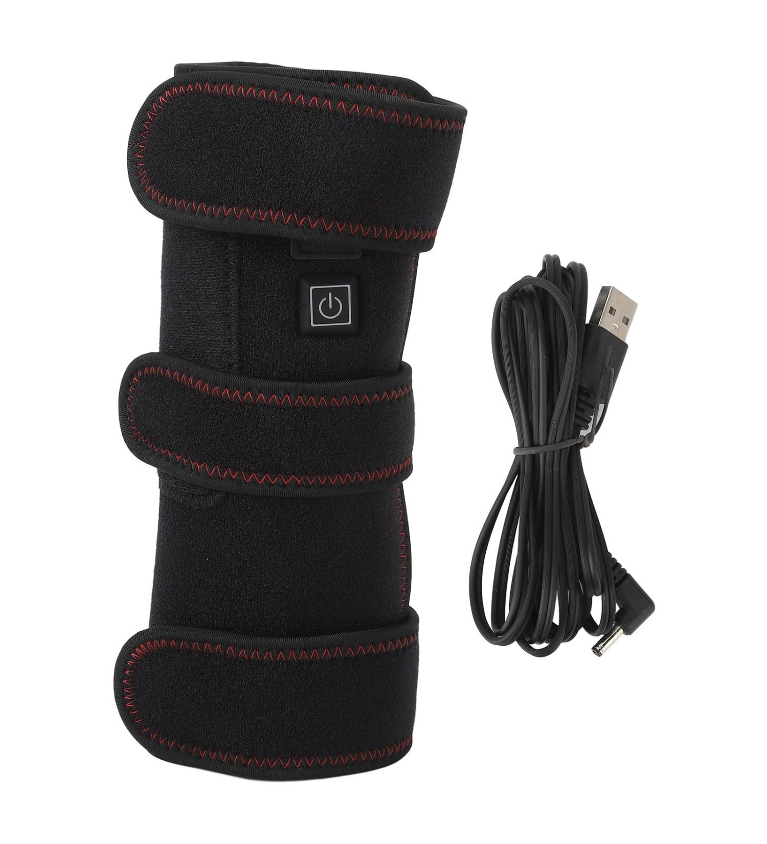 Heated Elbow Bandage & Portable Heating Wrist Wrap | Electrical Heating Arm Cushion for Home & Travel - Buy Online on GoSupps.com