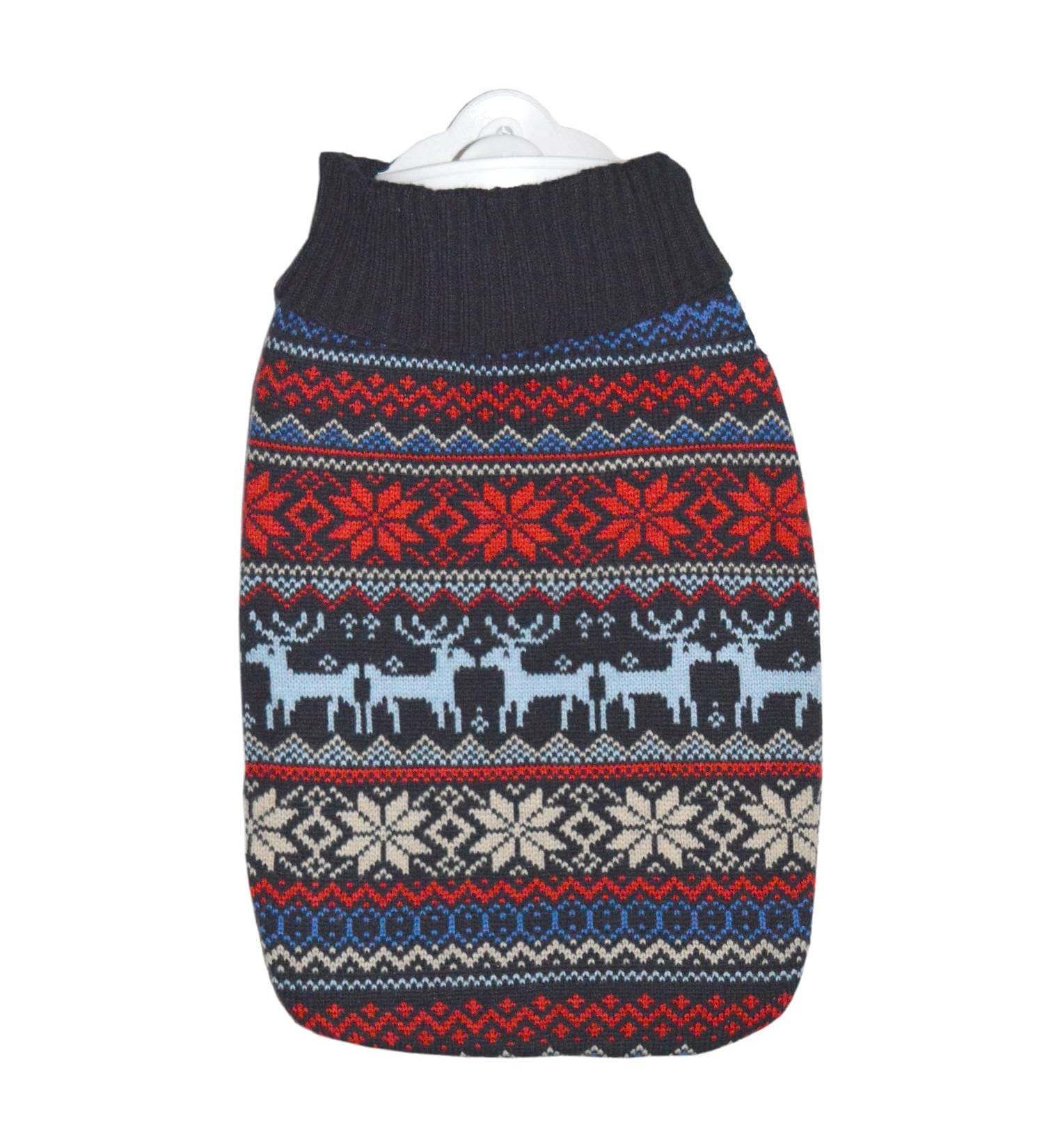 Hugo Frosch Hot Water Bottle Classic 1.8 l with Knitted Cover Norwegian